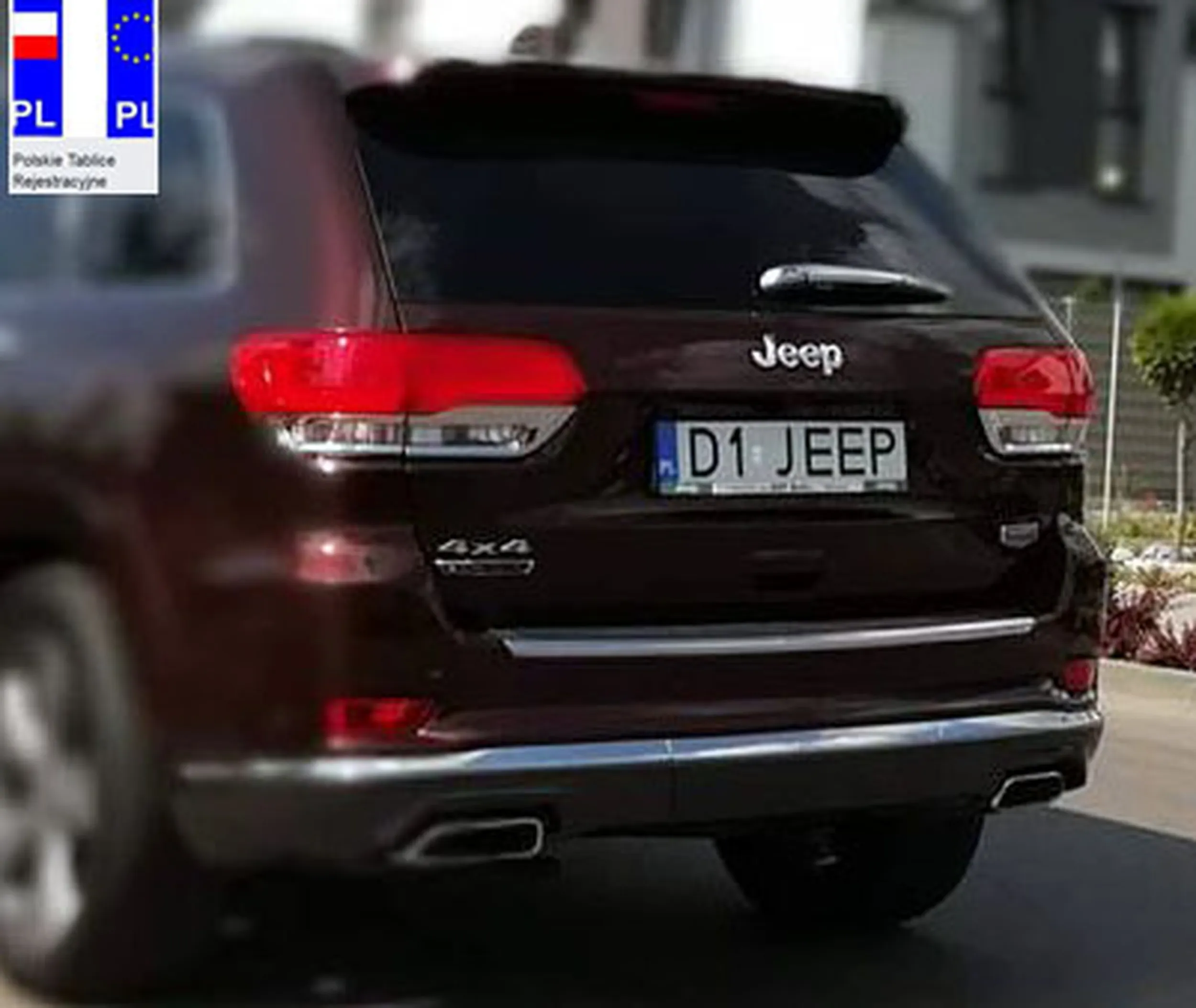 Fajny numer, blacha D1 JEEP