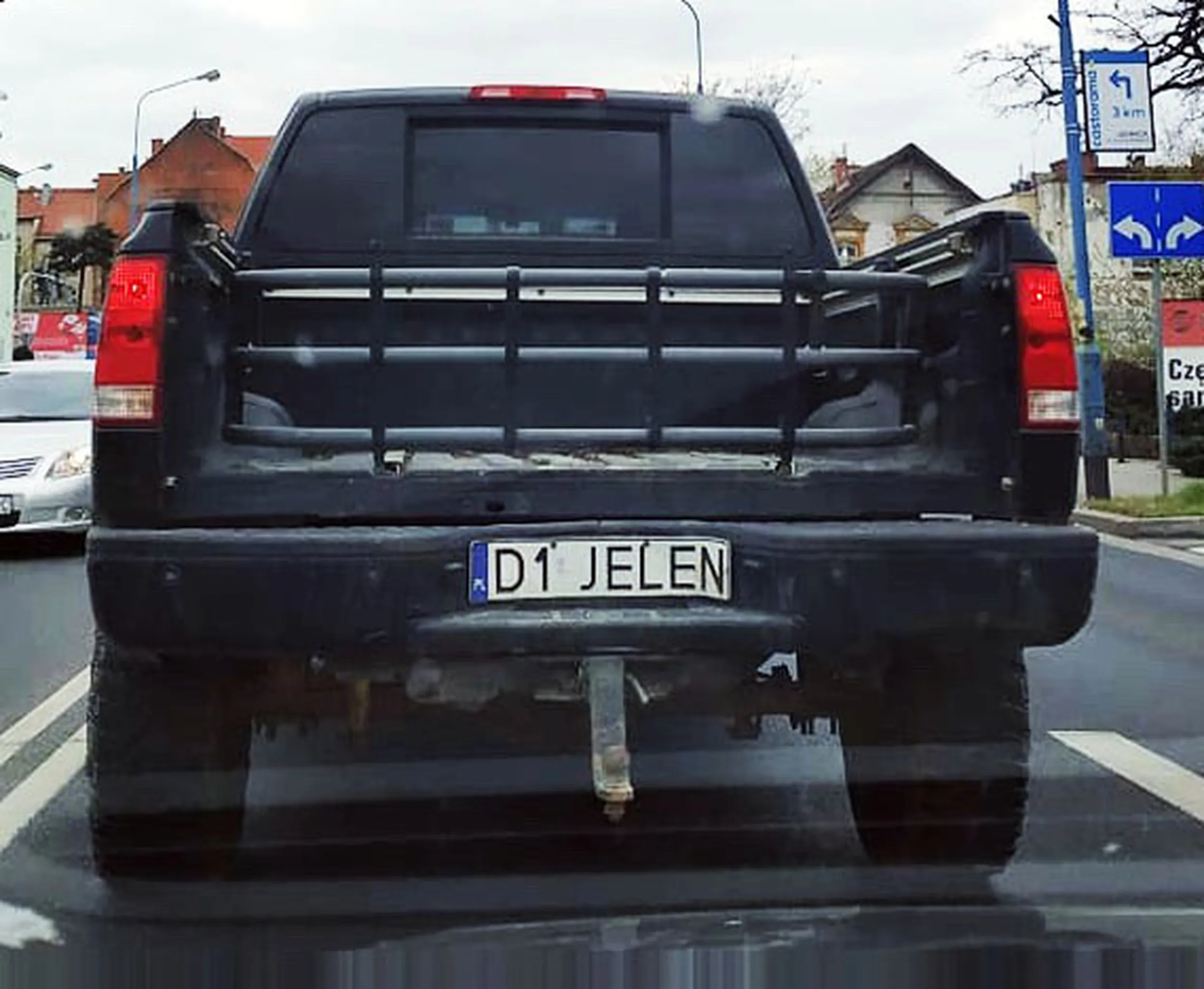 Fajny numer, blacha D1 JELEN