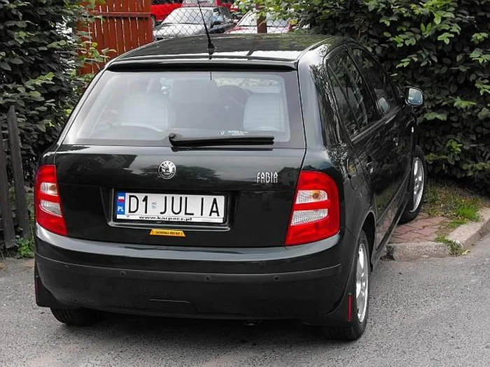 Fajny numer, blacha D1 JULIA