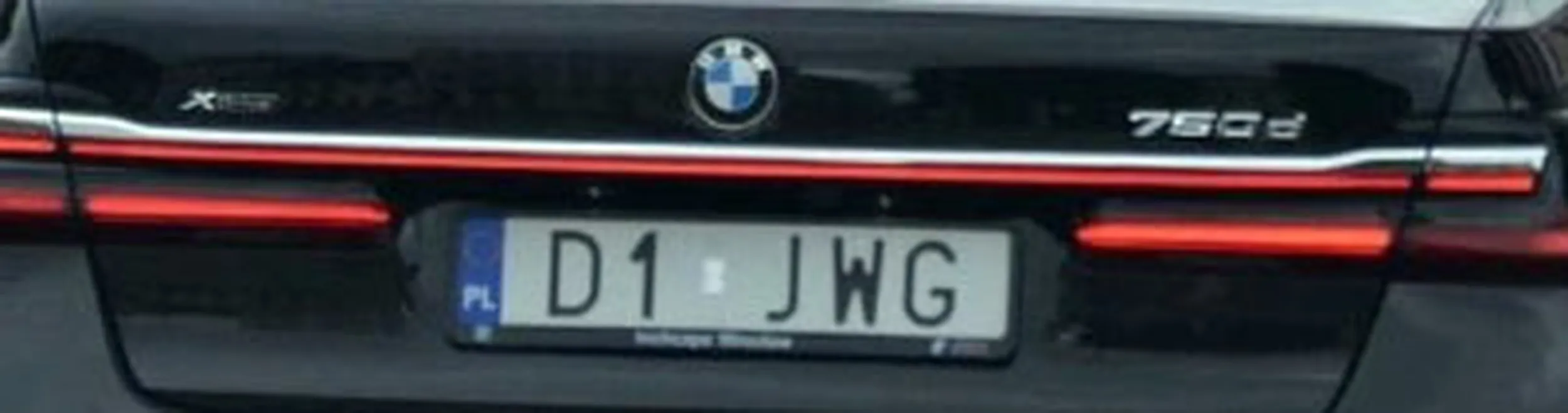 Fajny numer, blacha D1 JWG