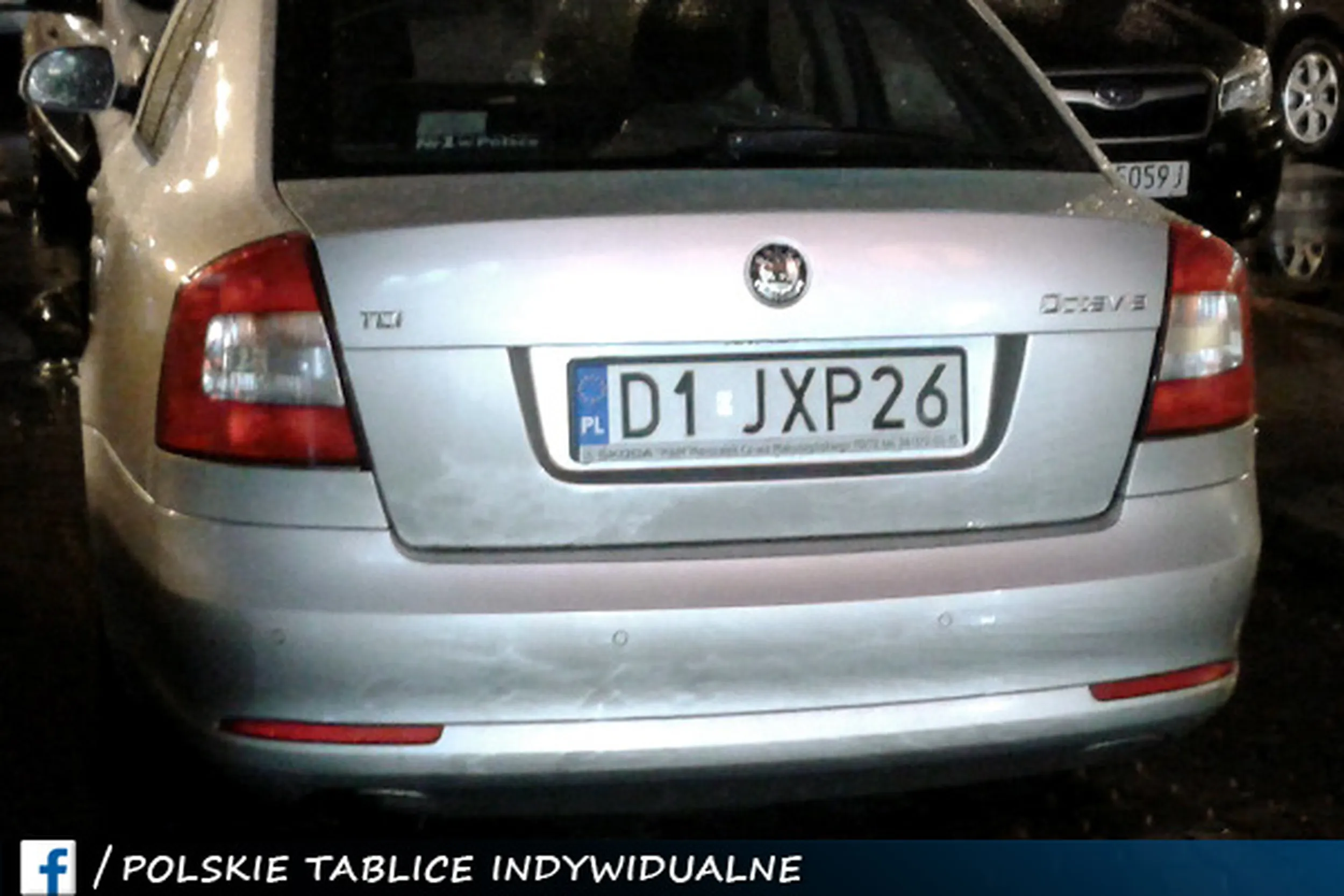 Fajny numer, blacha D1 JXP26