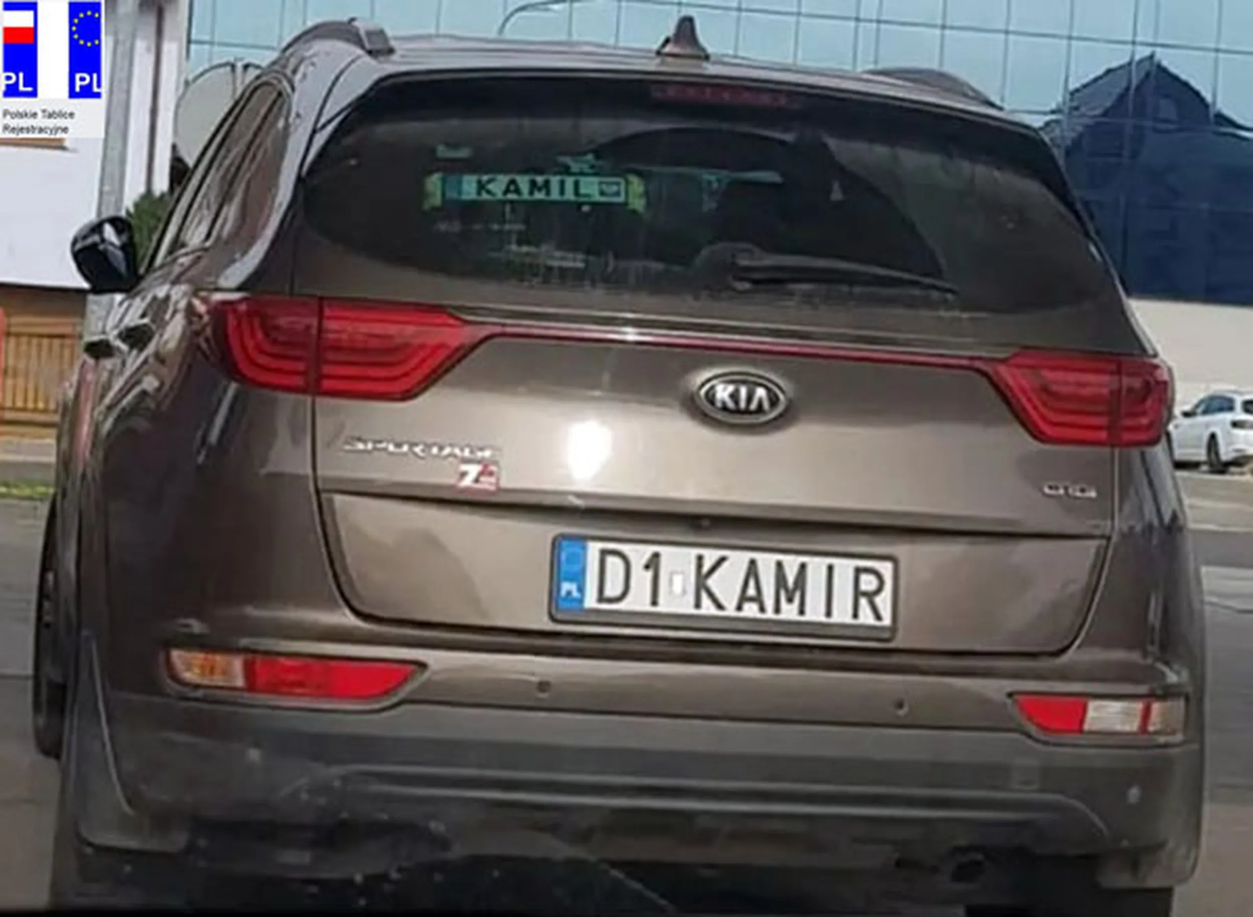 Fajny numer, blacha D1 KAMIR