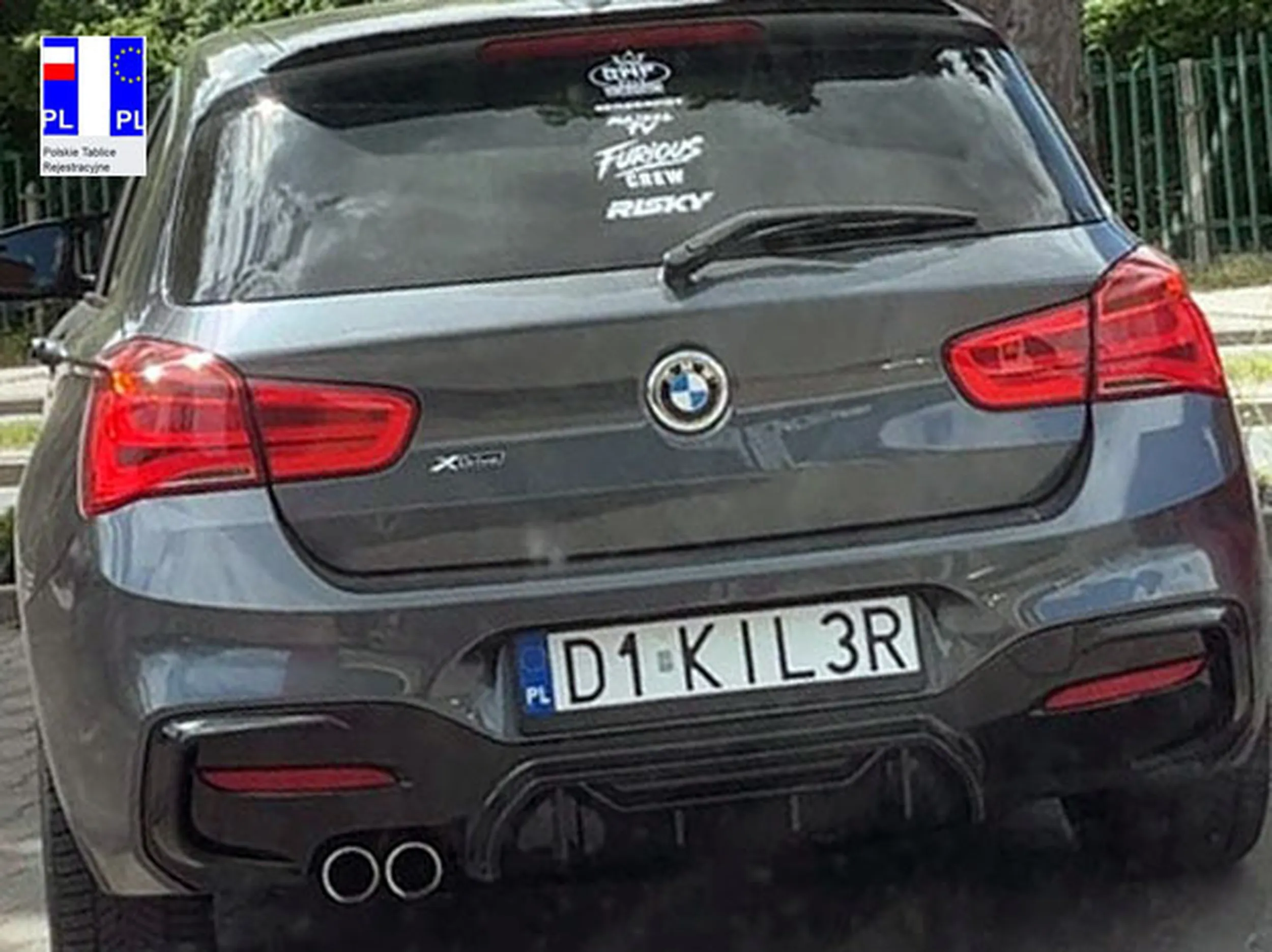 Fajny numer, blacha D1 KIL3R