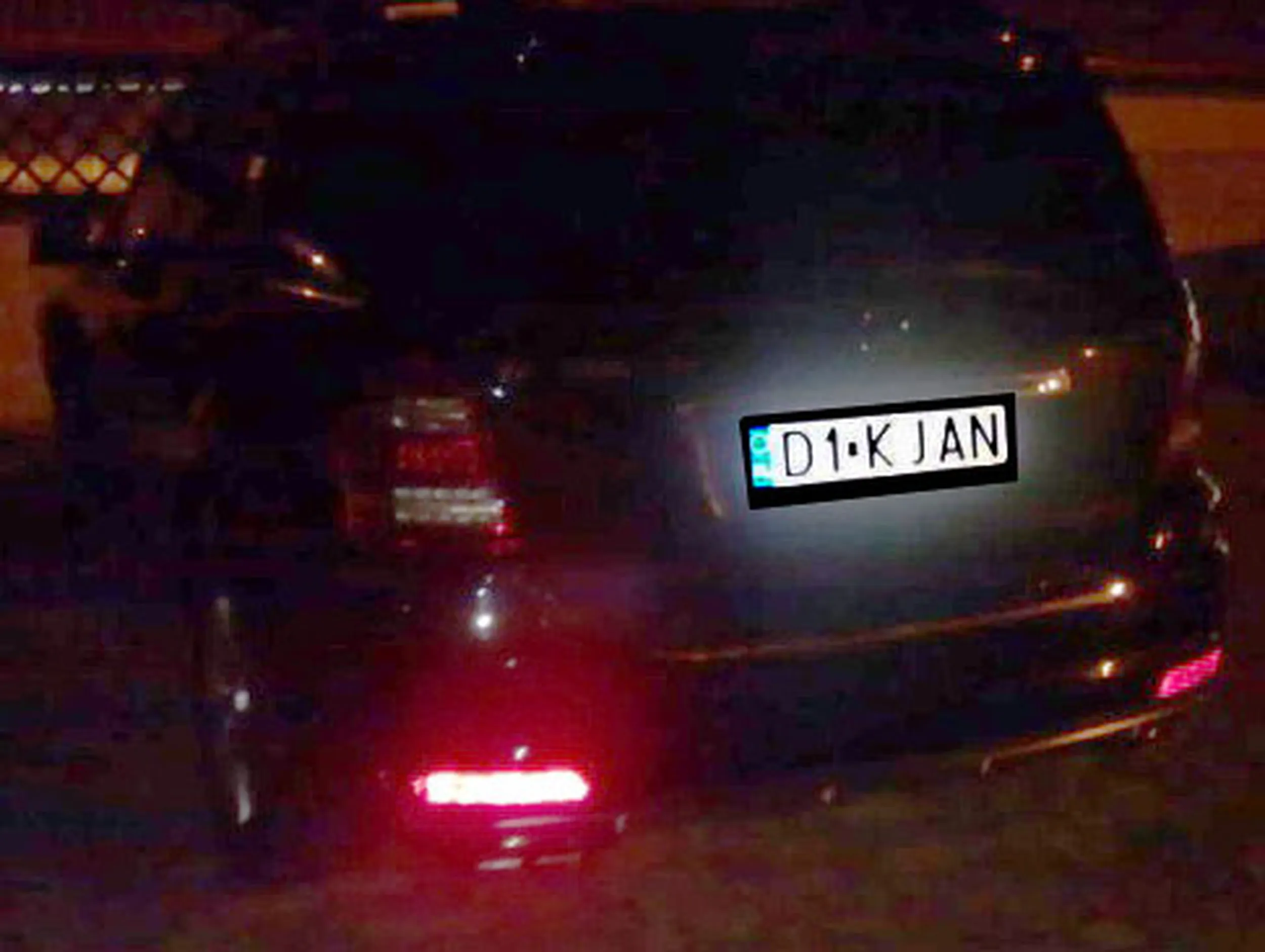 Fajny numer, blacha D1 KJAN