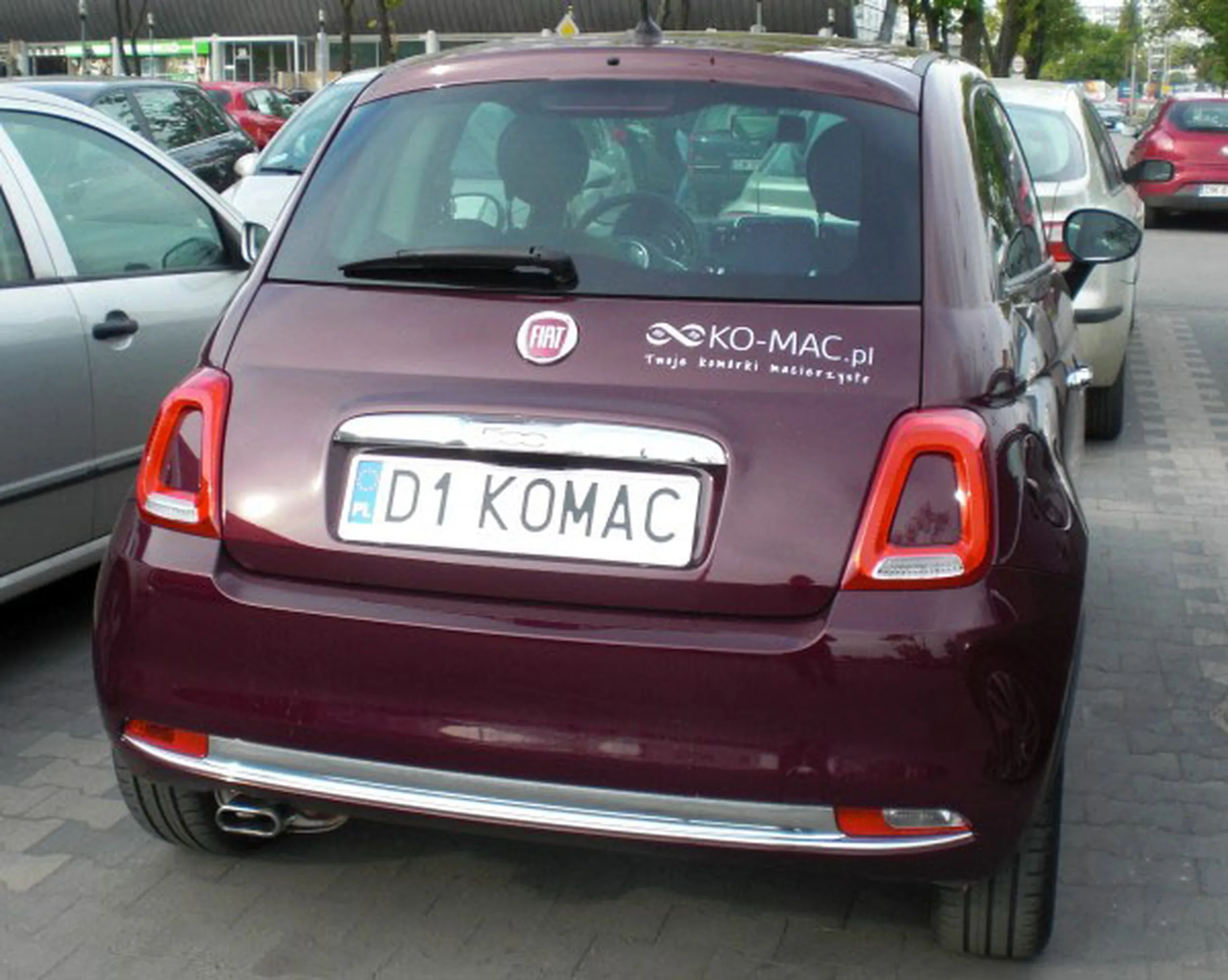 Fajny numer, blacha D1 KOMAC