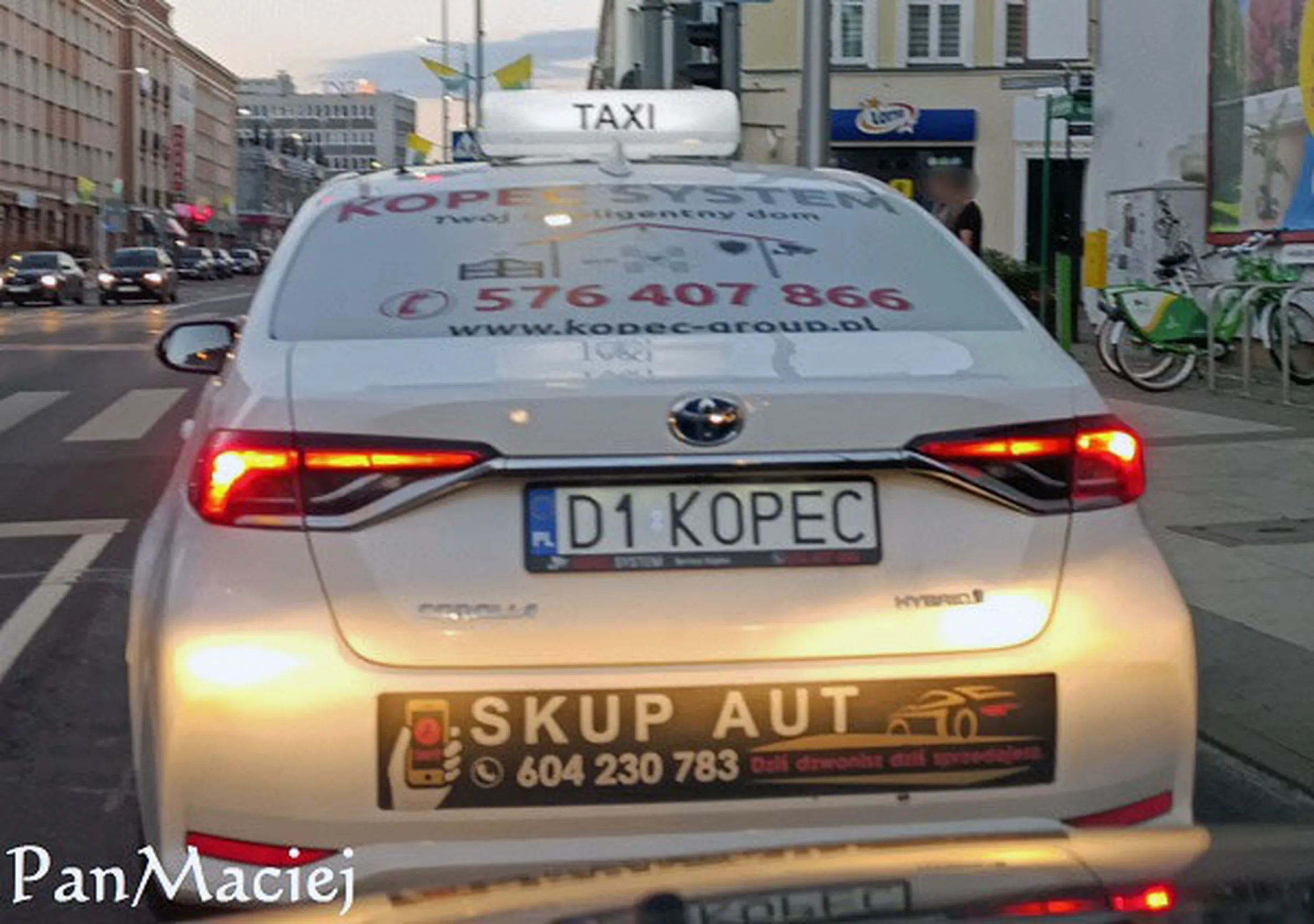Fajny numer, blacha D1 KOPEC