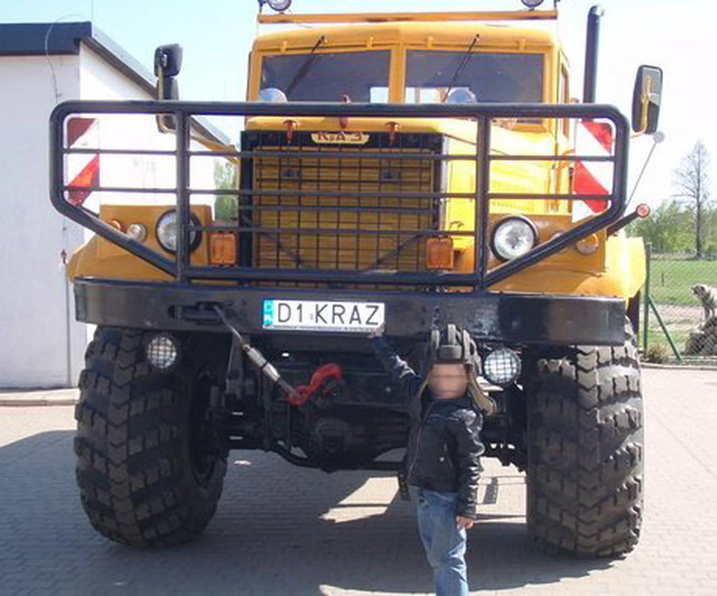 Fajny numer, blacha D1 KRAZ