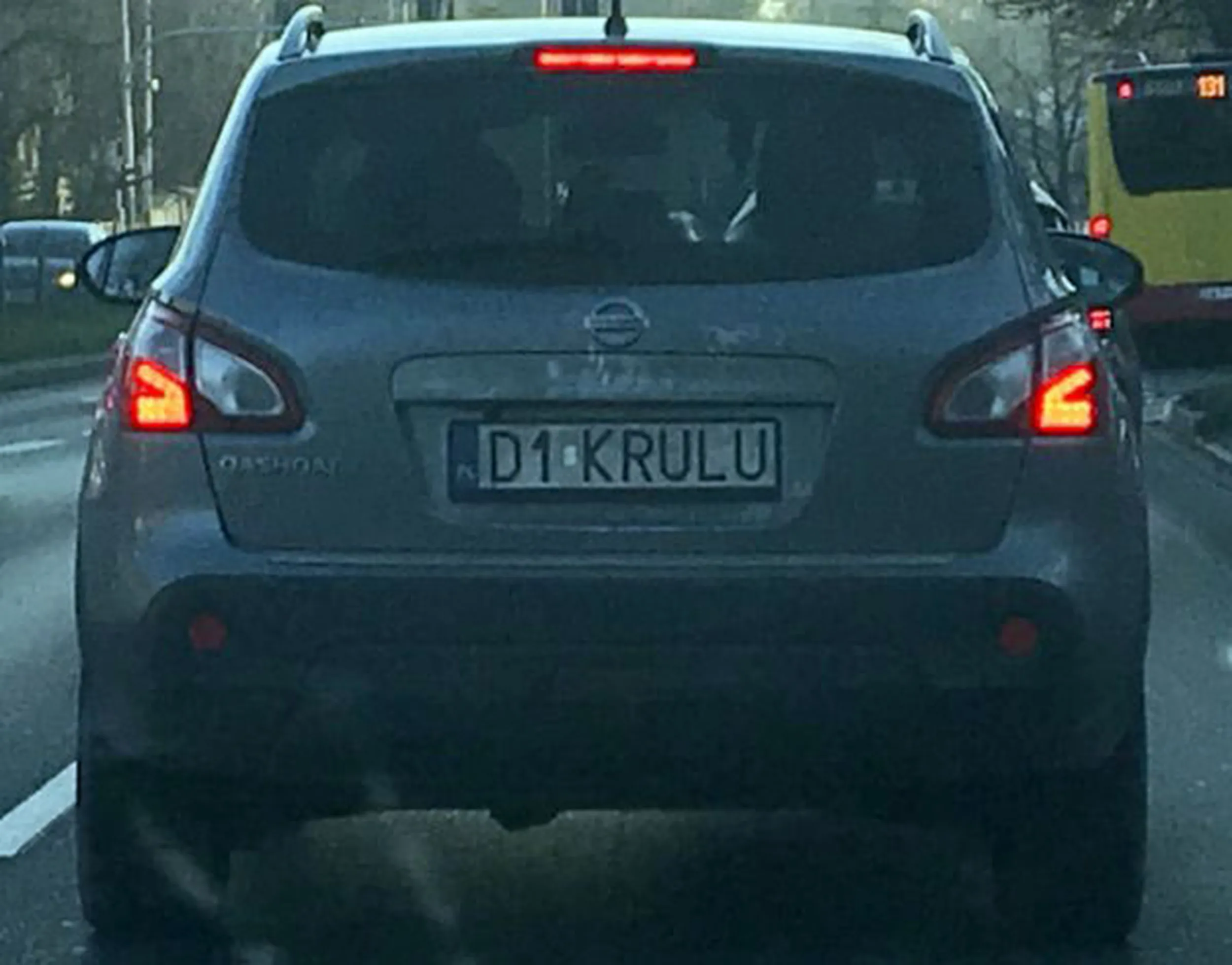 Fajny numer, blacha D1 KRULU