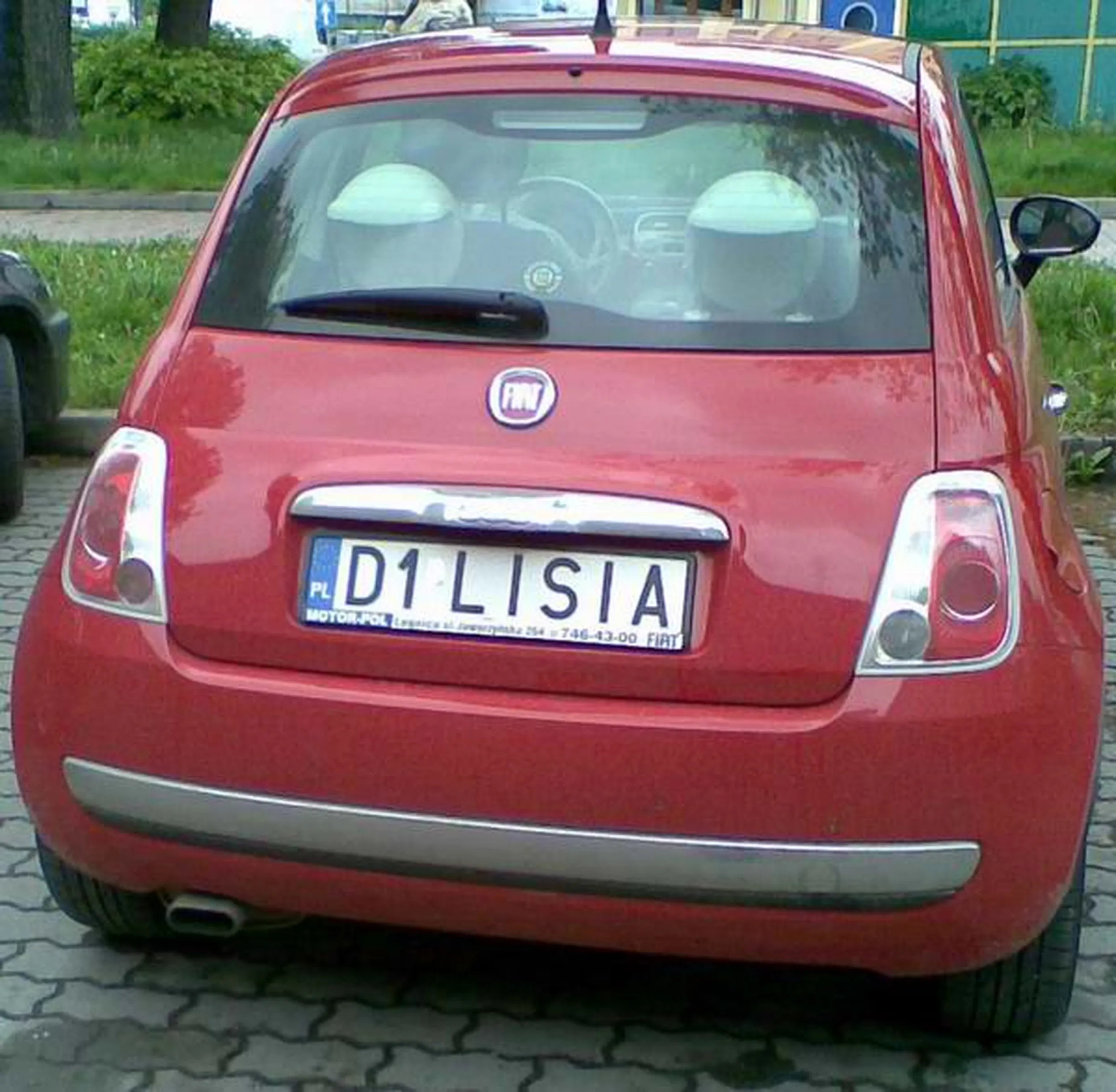 Fajny numer, blacha D1 LISIA