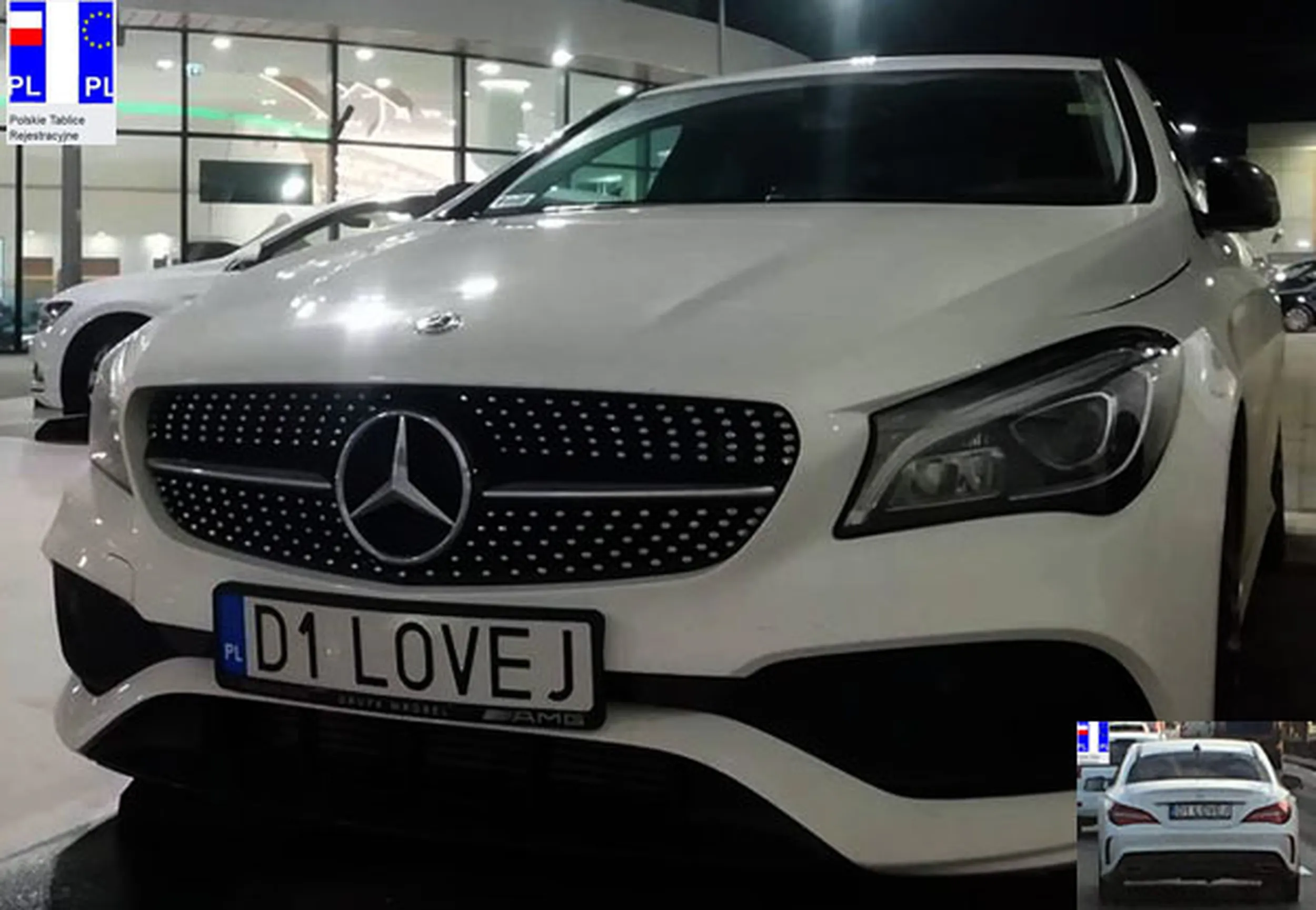 Fajny numer, blacha D1 LOVEJ