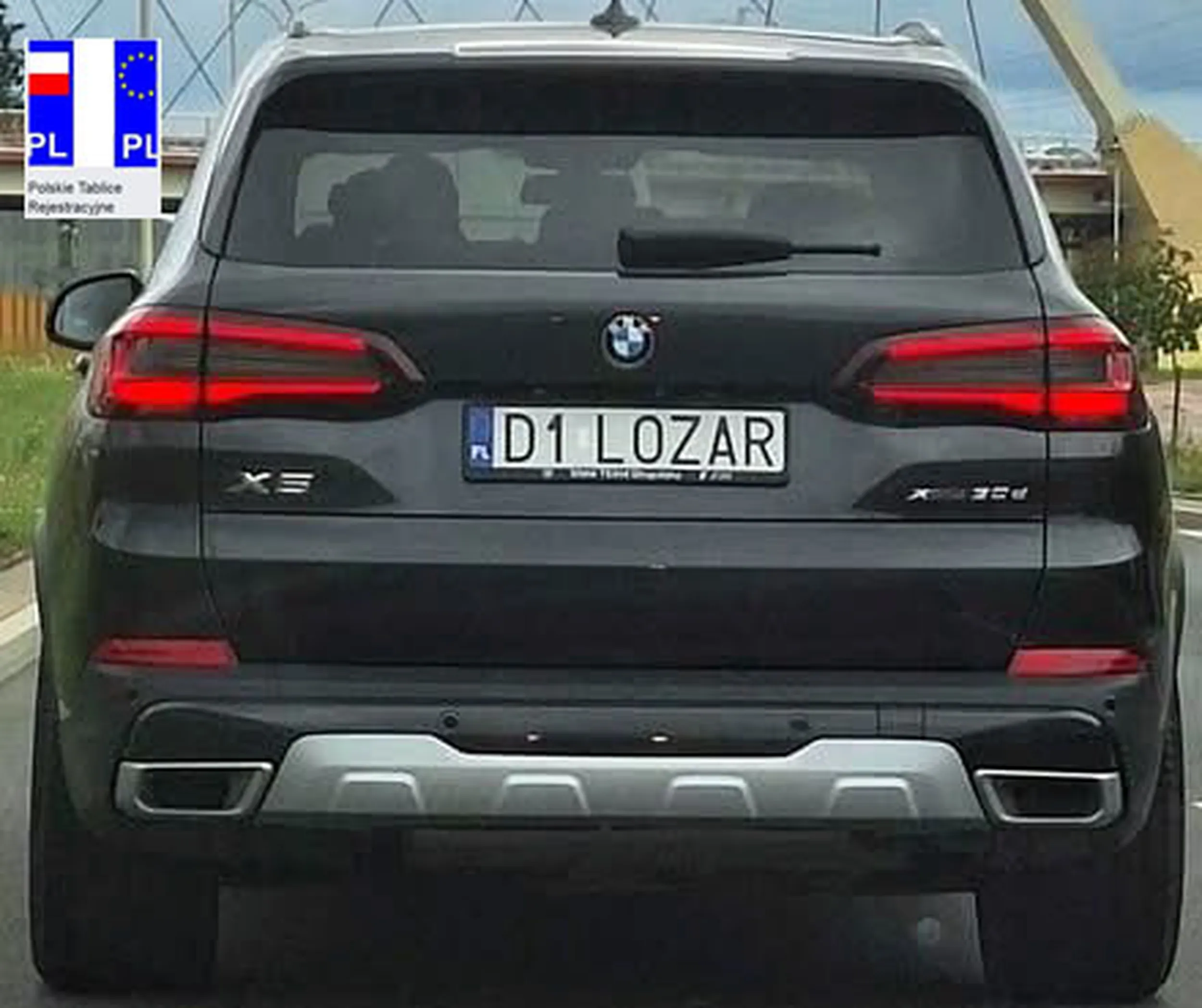 Fajny numer, blacha D1 LOZAR