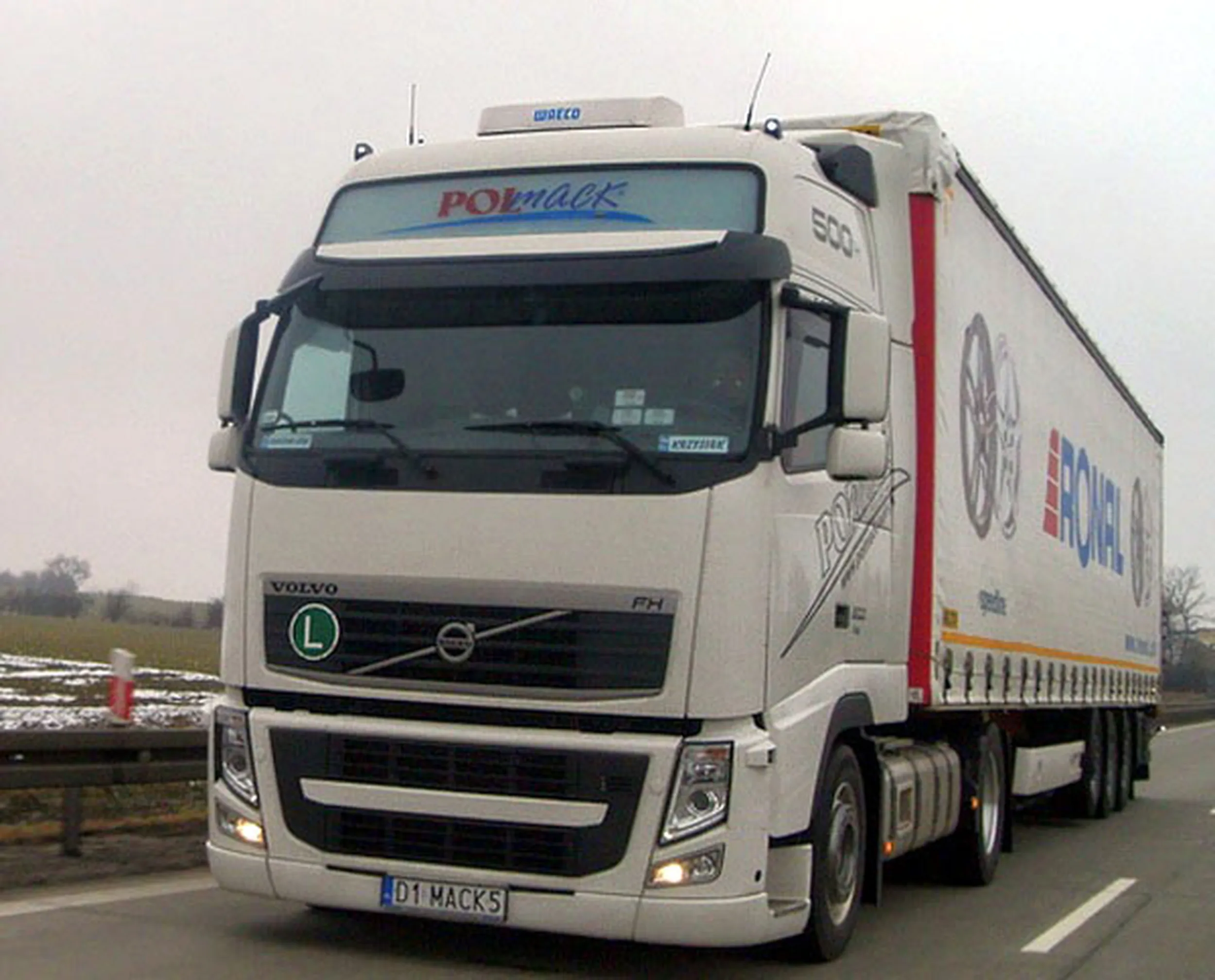 Fajny numer, blacha D1 MACK5