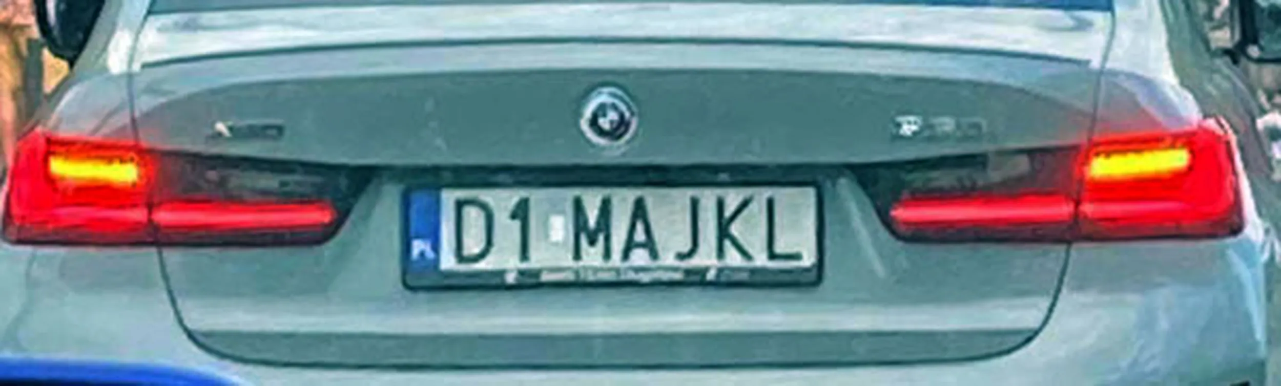 Fajny numer, blacha D1 MAJKL