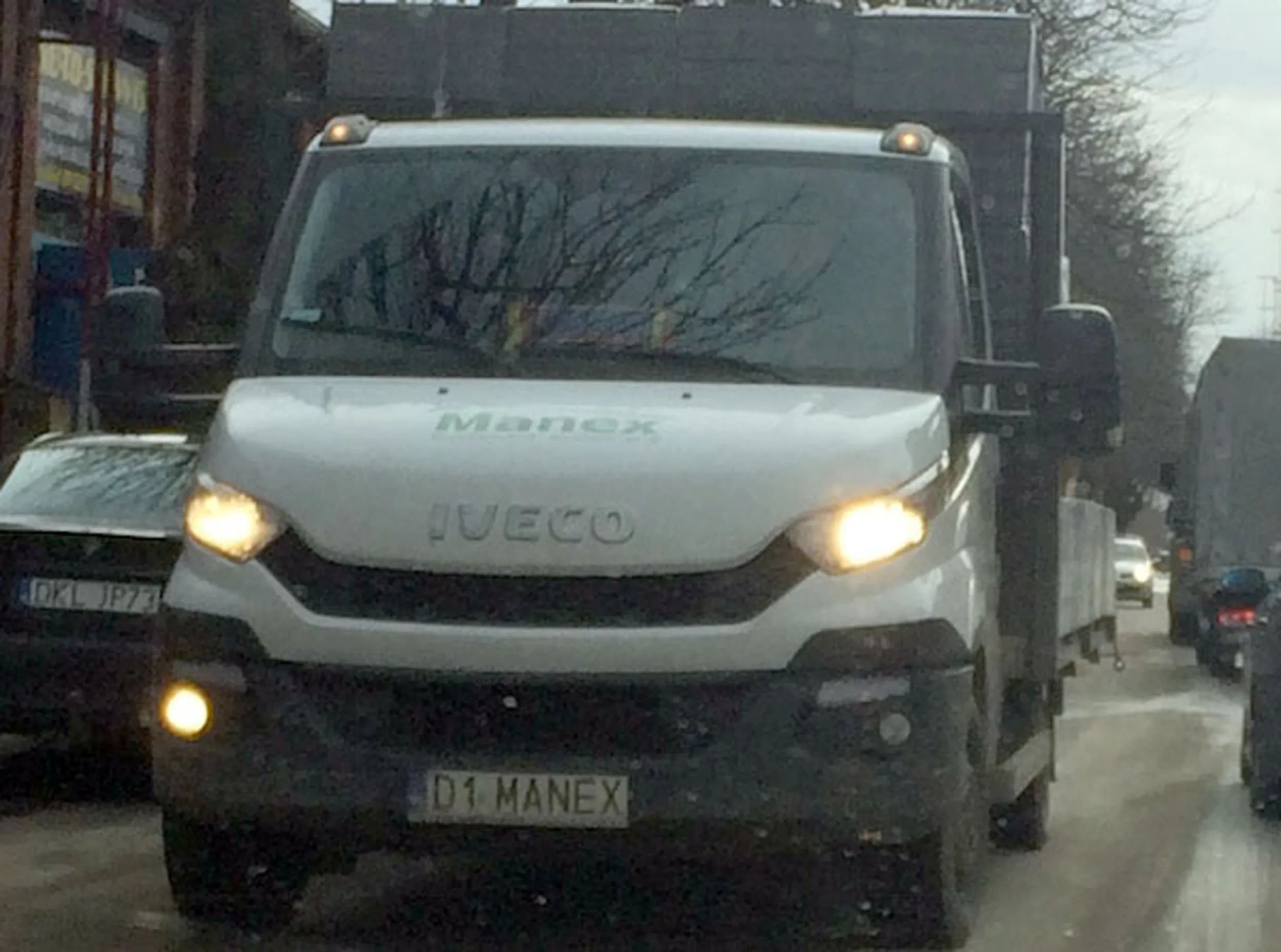 Fajny numer, blacha D1 MANEX