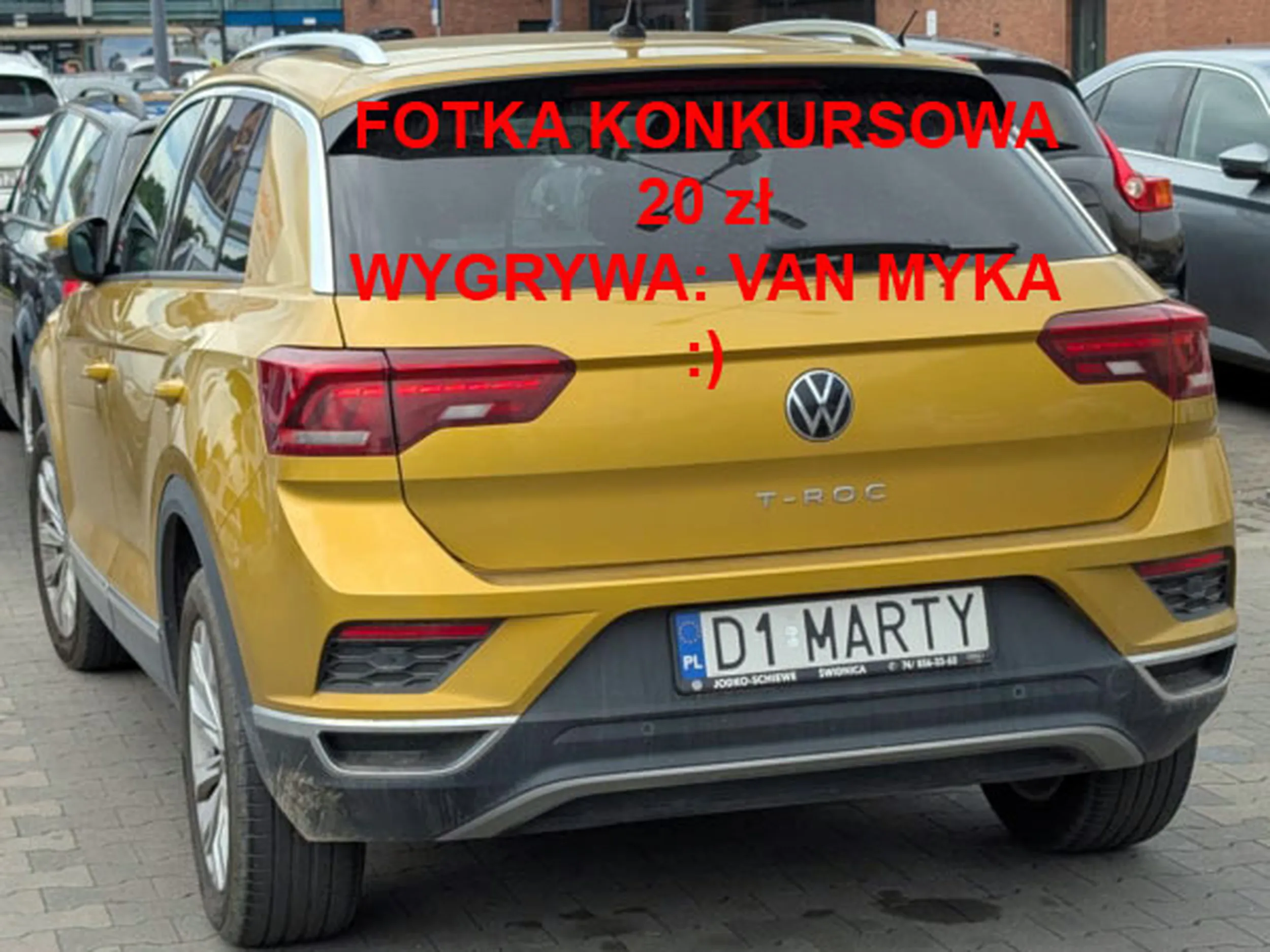 Fajny numer, blacha D1 MARTY