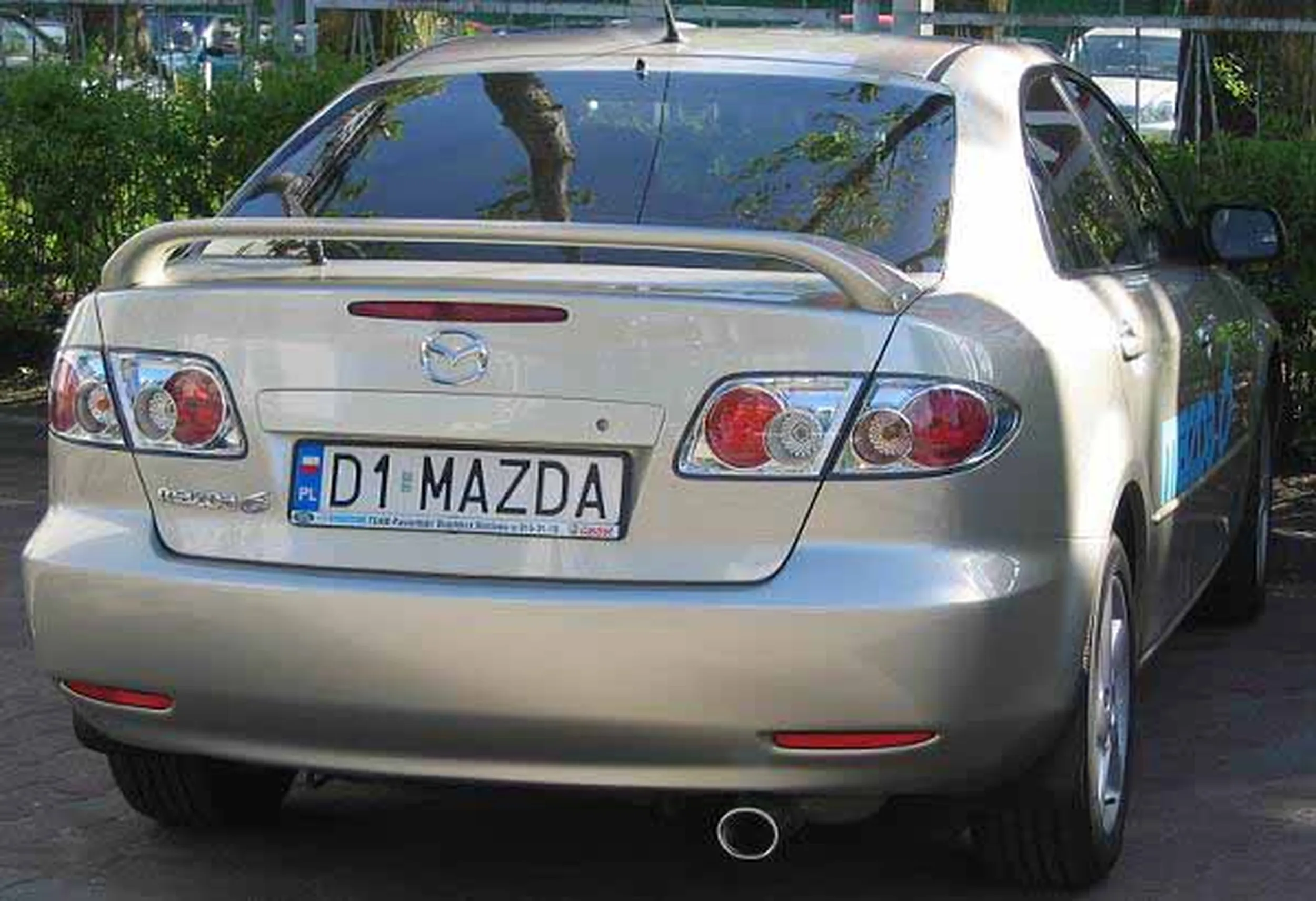 Fajny numer, blacha D1 MAZDA