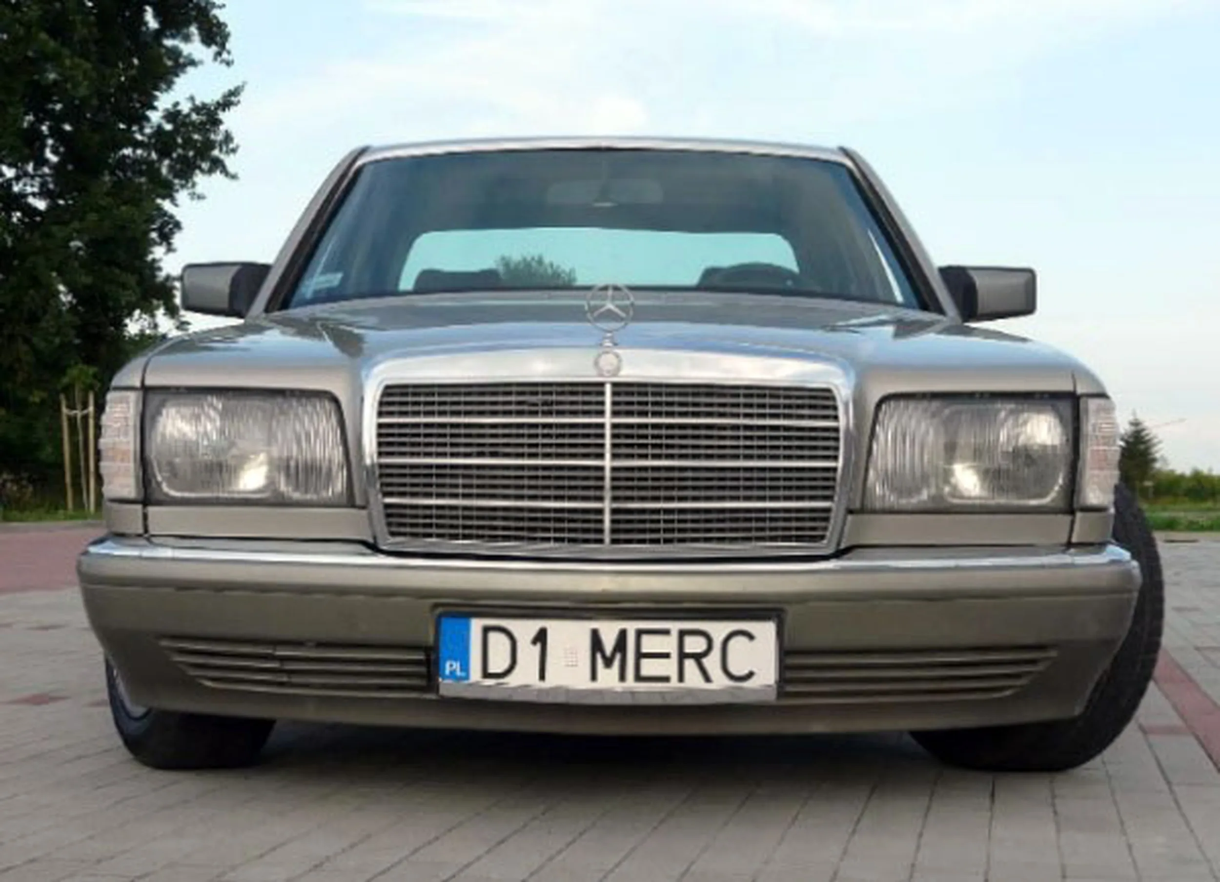 Fajny numer, blacha D1 MERC