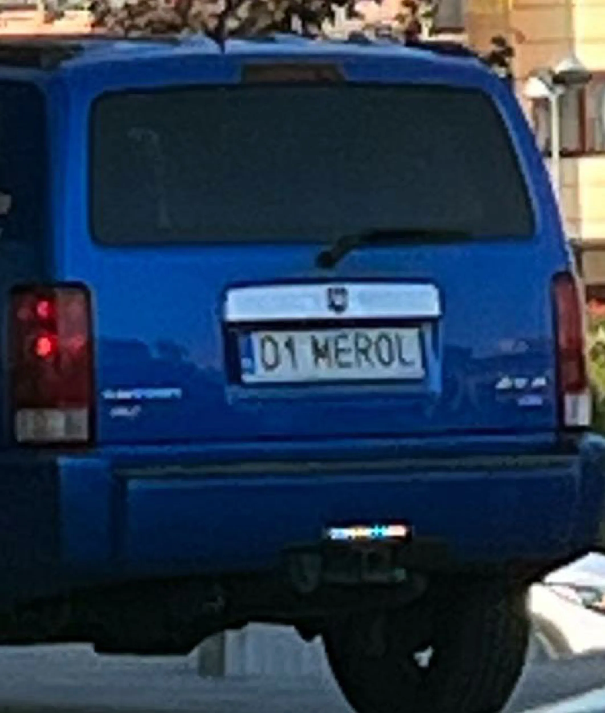 Fajny numer, blacha D1 MEROL