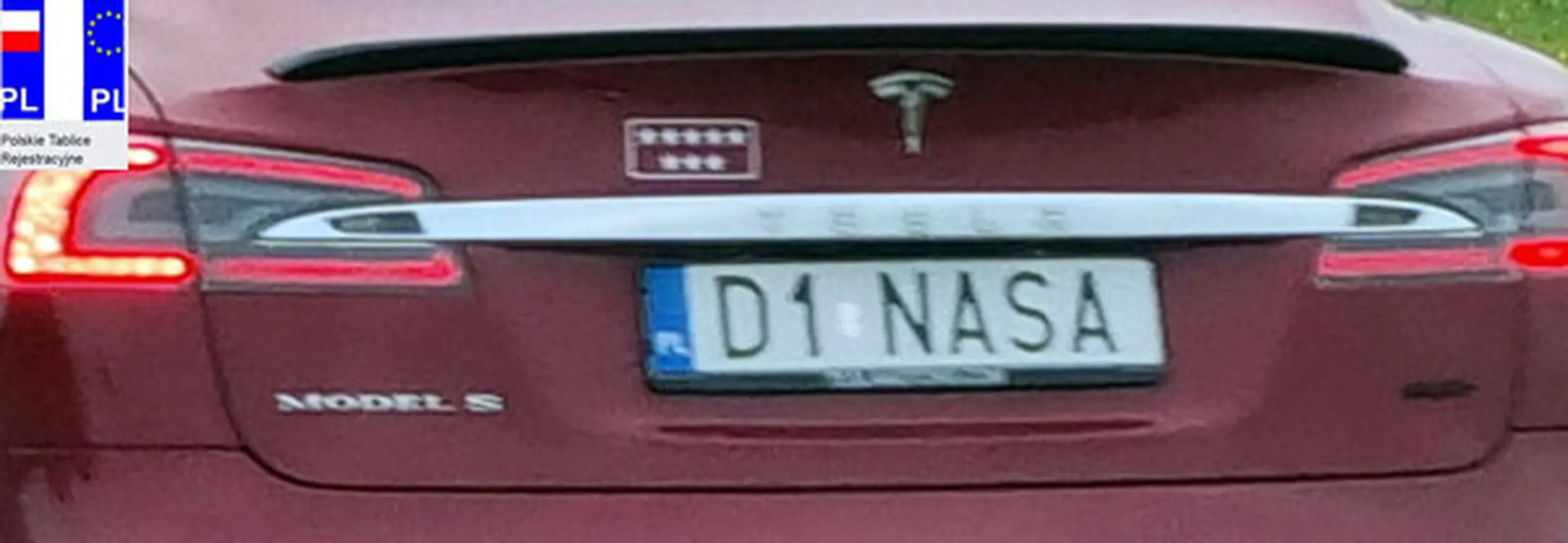 Fajny numer, blacha D1 NASA