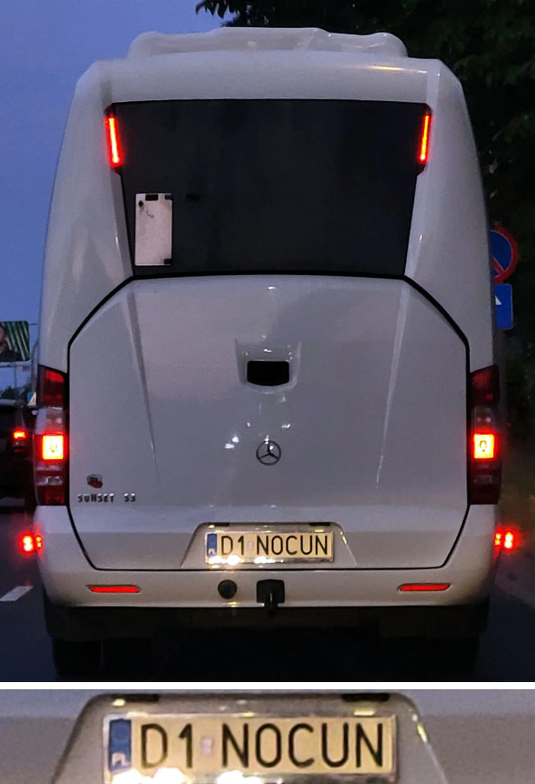 Fajny numer, blacha D1 NOCUN