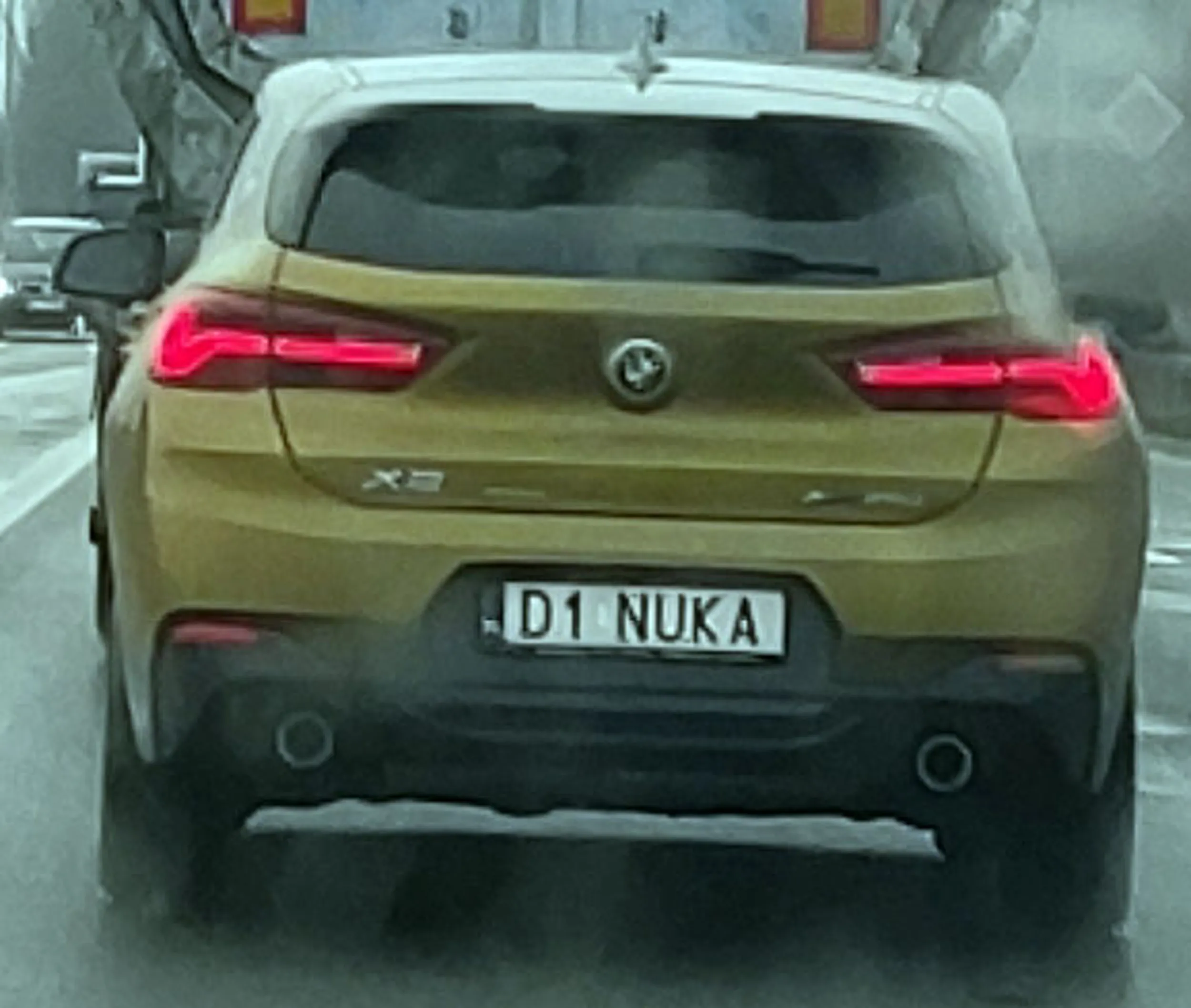 Fajny numer, blacha D1 NUKA