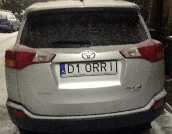 Fajny numer, blacha D1 ORRI