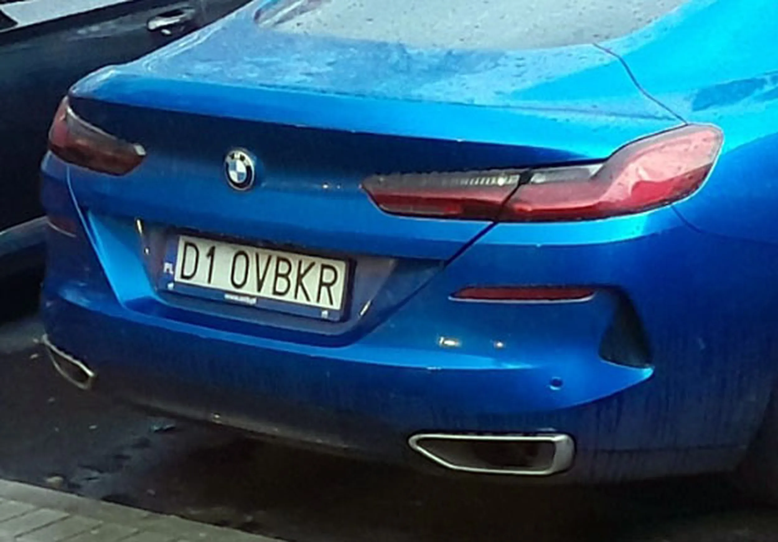 Fajny numer, blacha D1 OVBKR