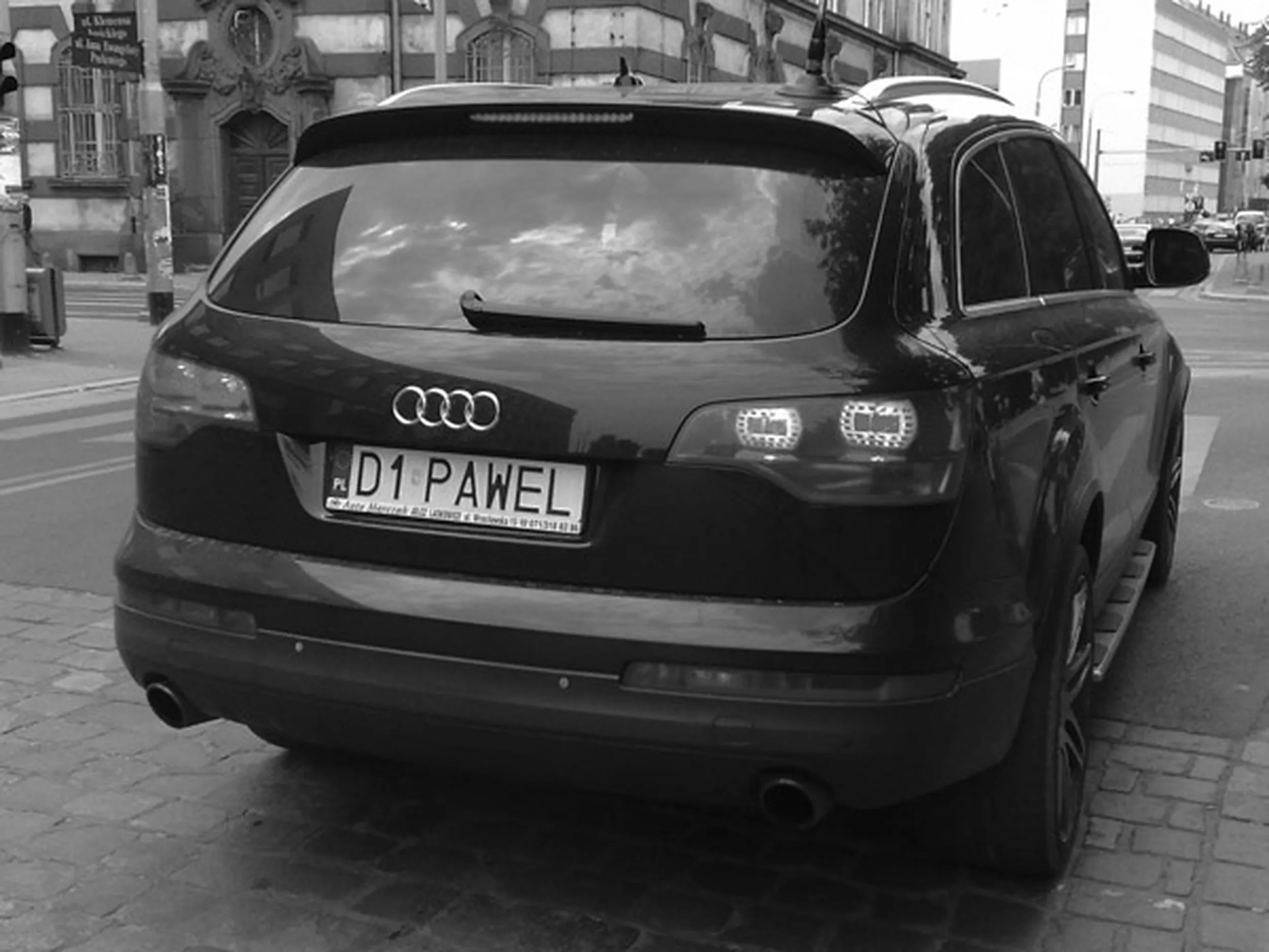 Fajny numer, blacha D1 PAWEL