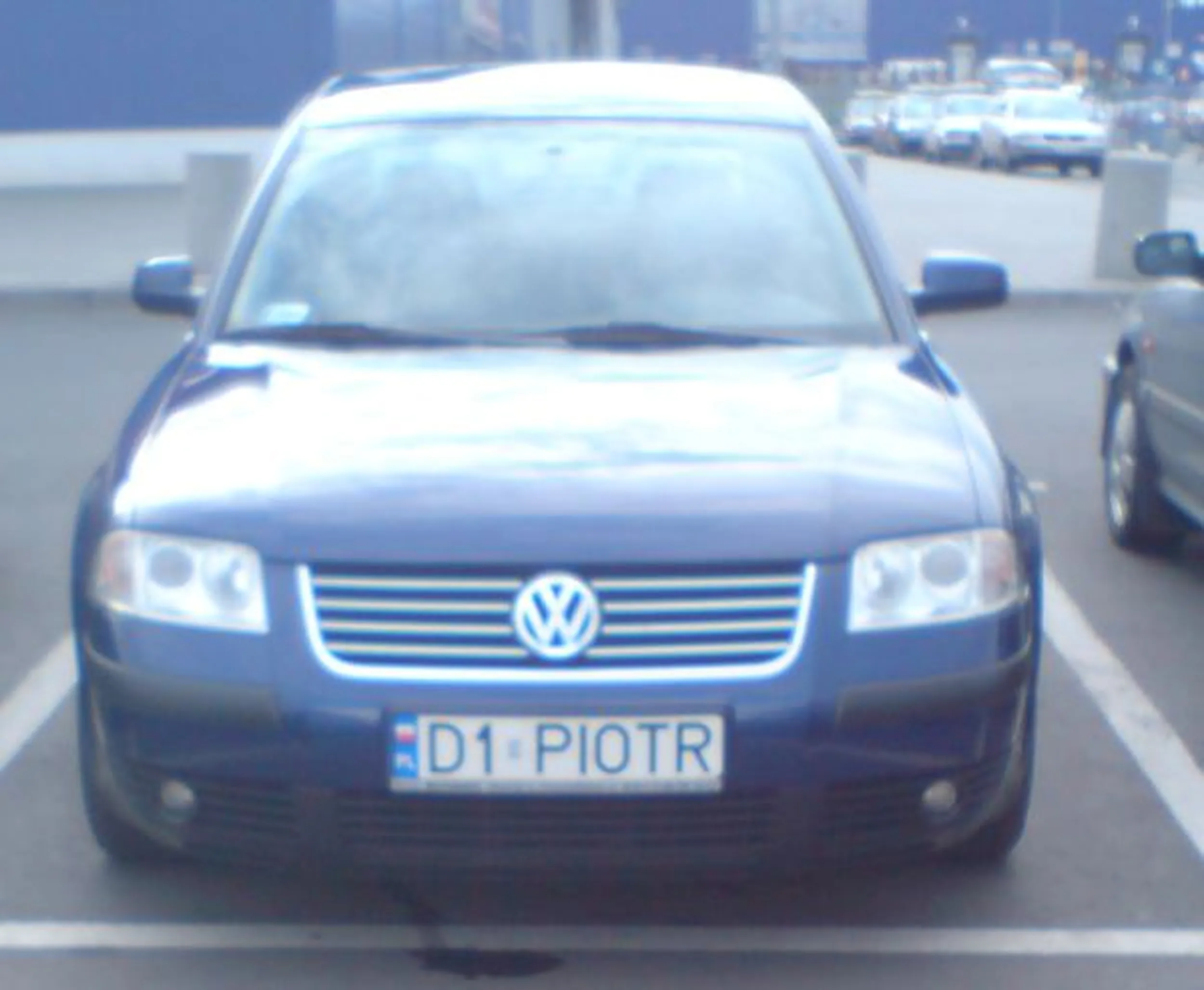 Fajny numer, blacha D1 PIOTR