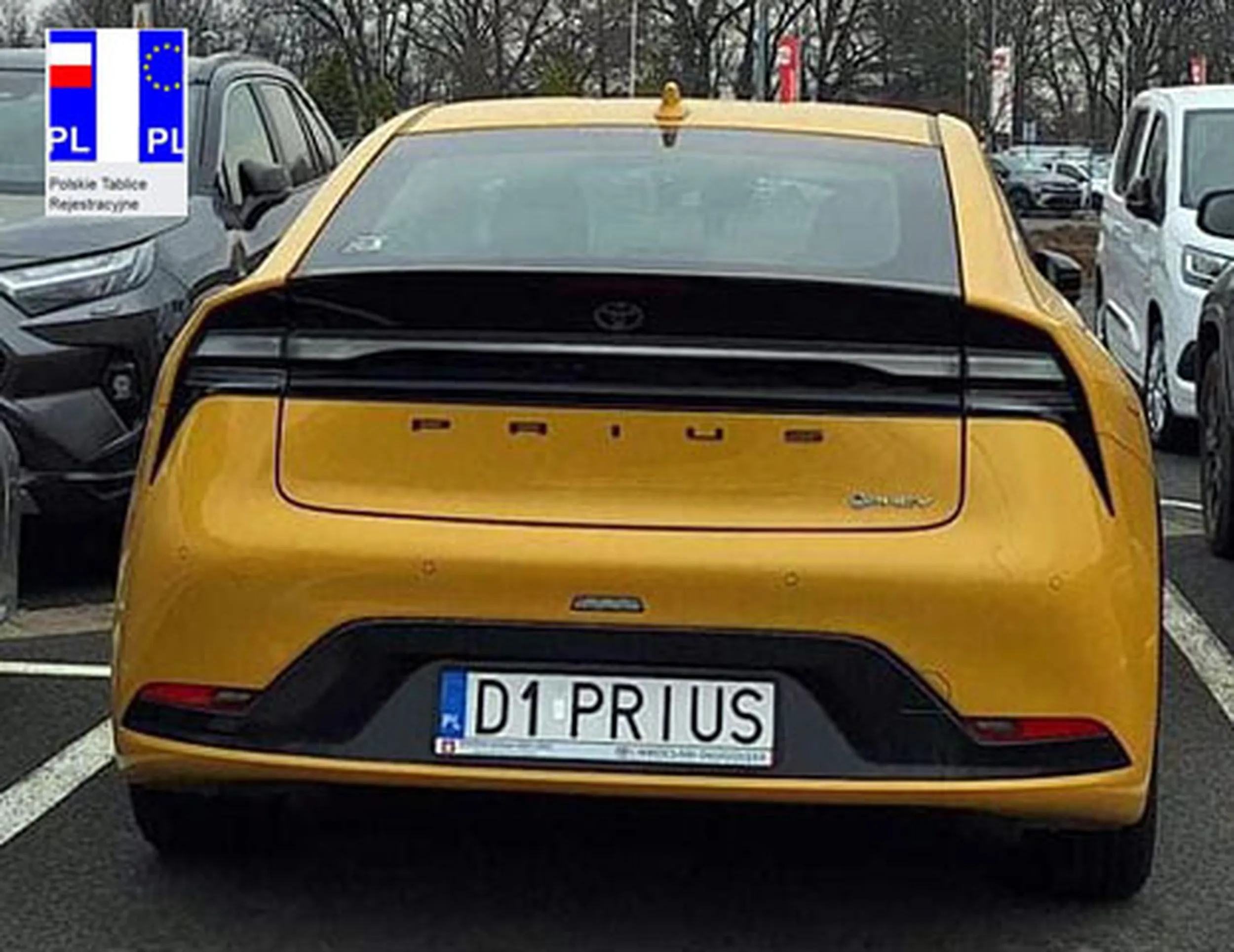 Fajny numer, blacha D1 PRIUS