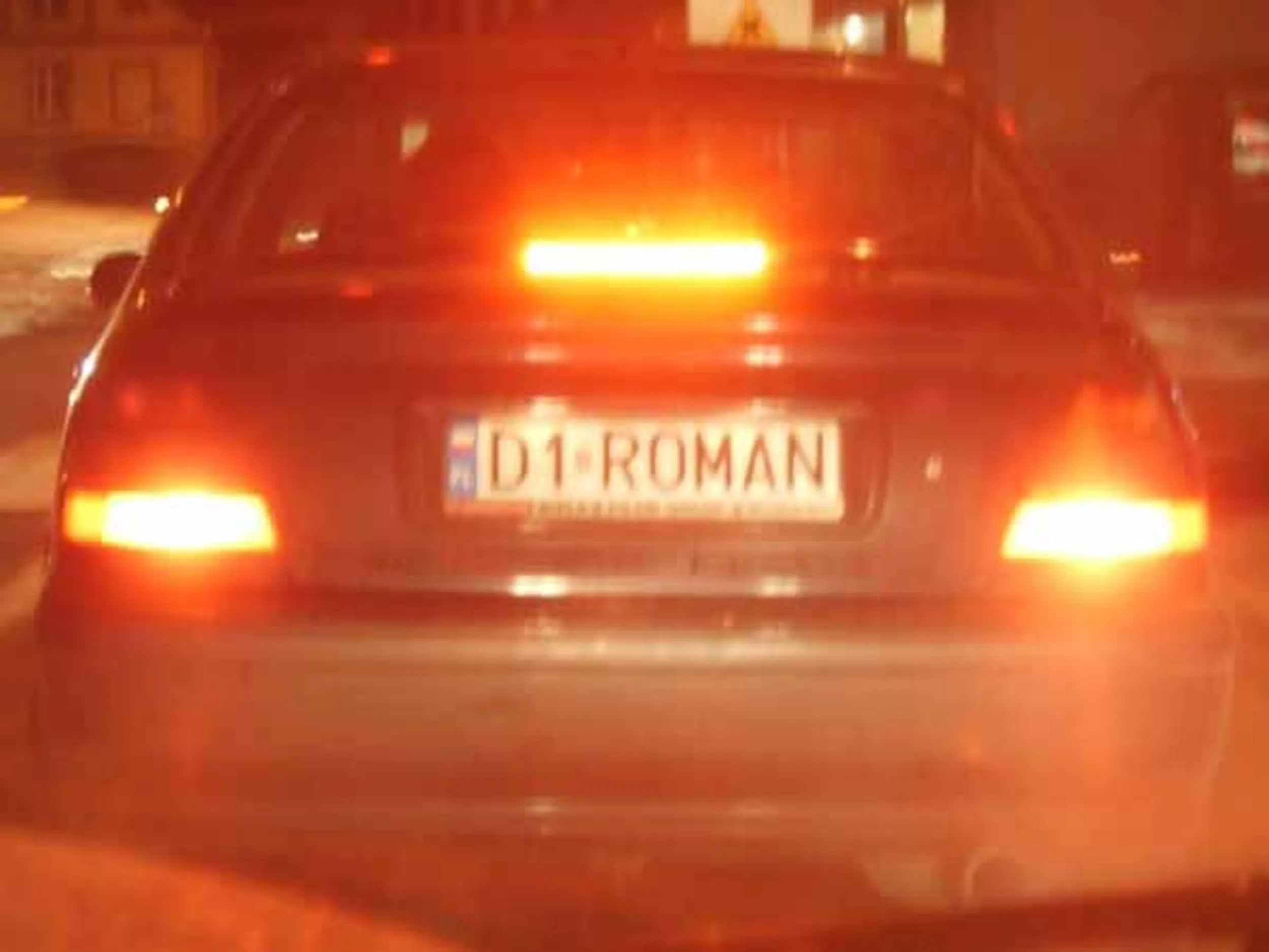 Fajny numer, blacha D1 ROMAN