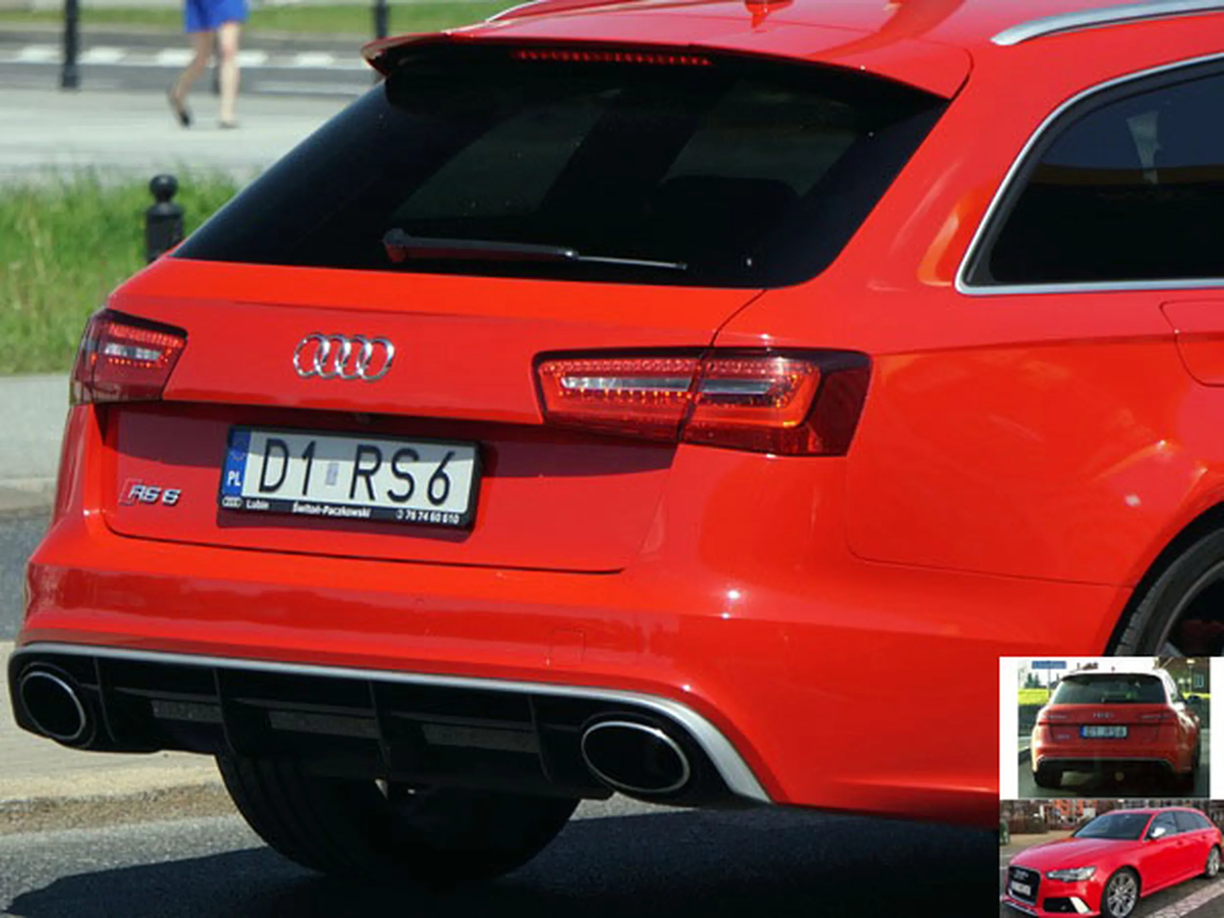 Fajny numer, blacha D1 RS6