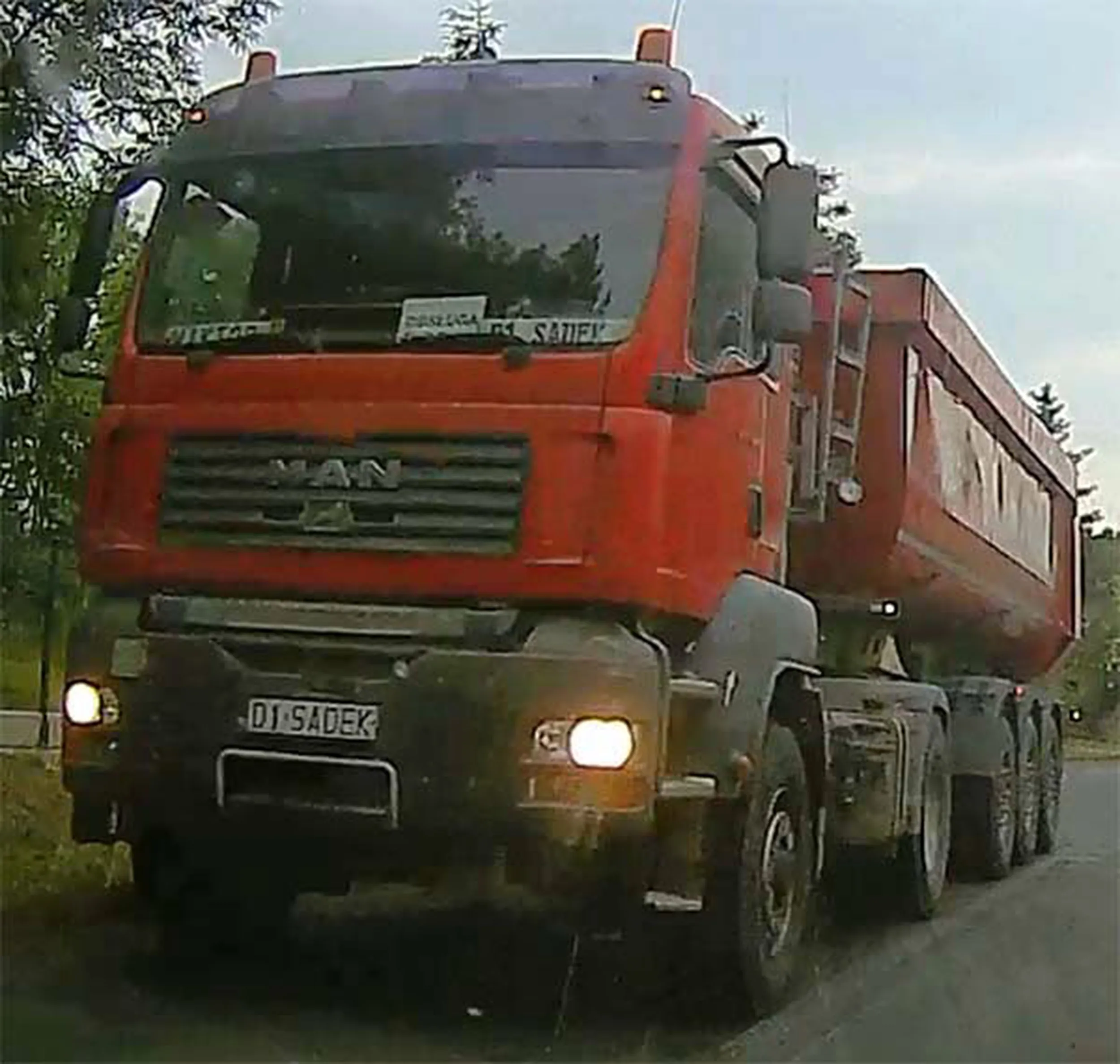 Fajny numer, blacha D1 SADEK