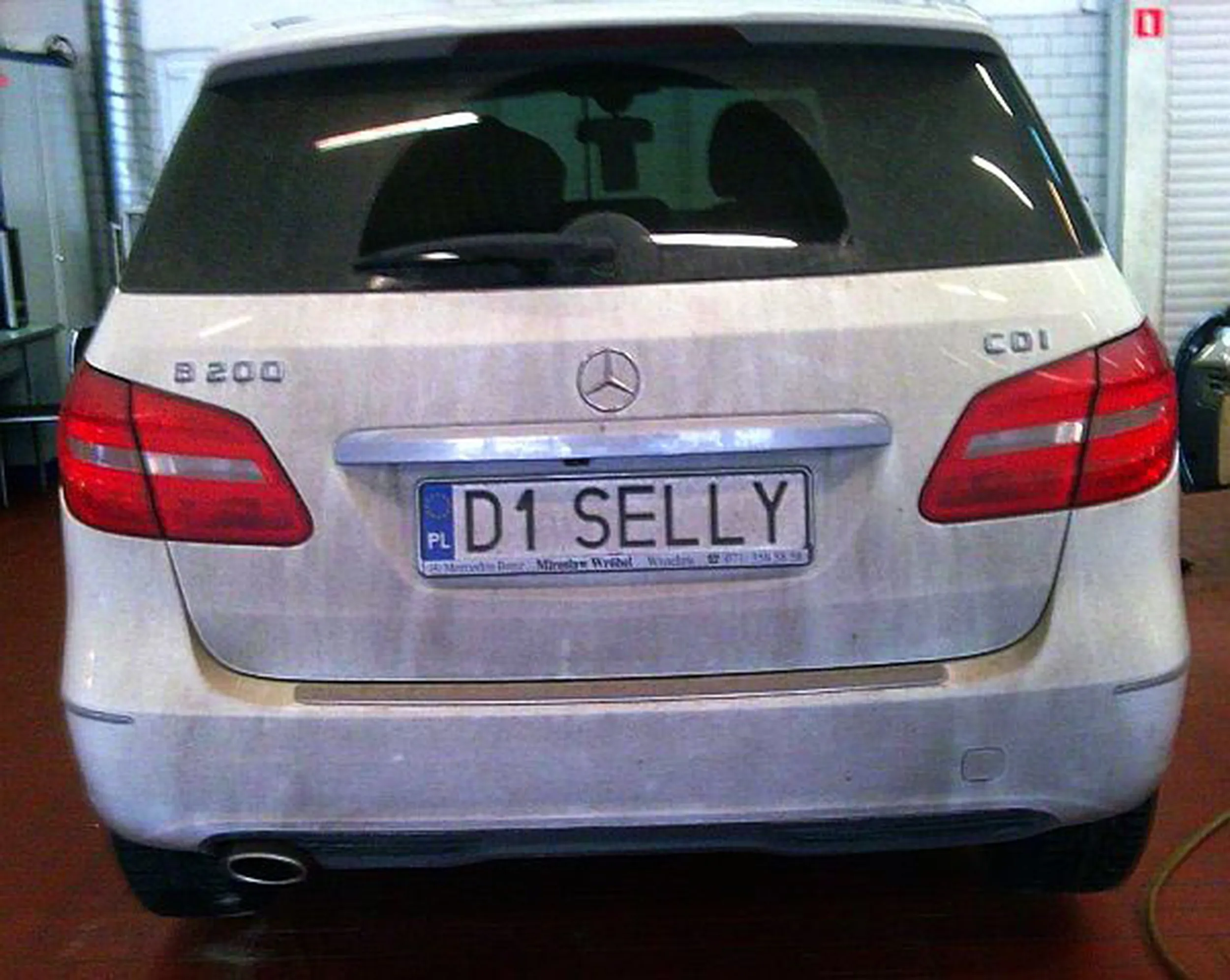 Fajny numer, blacha D1 SELLY