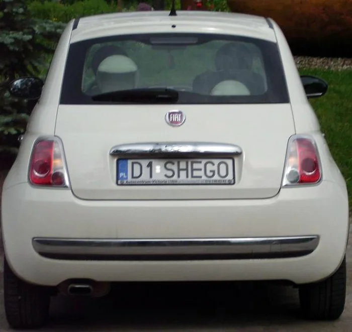 Fajny numer, blacha D1 SHEGO