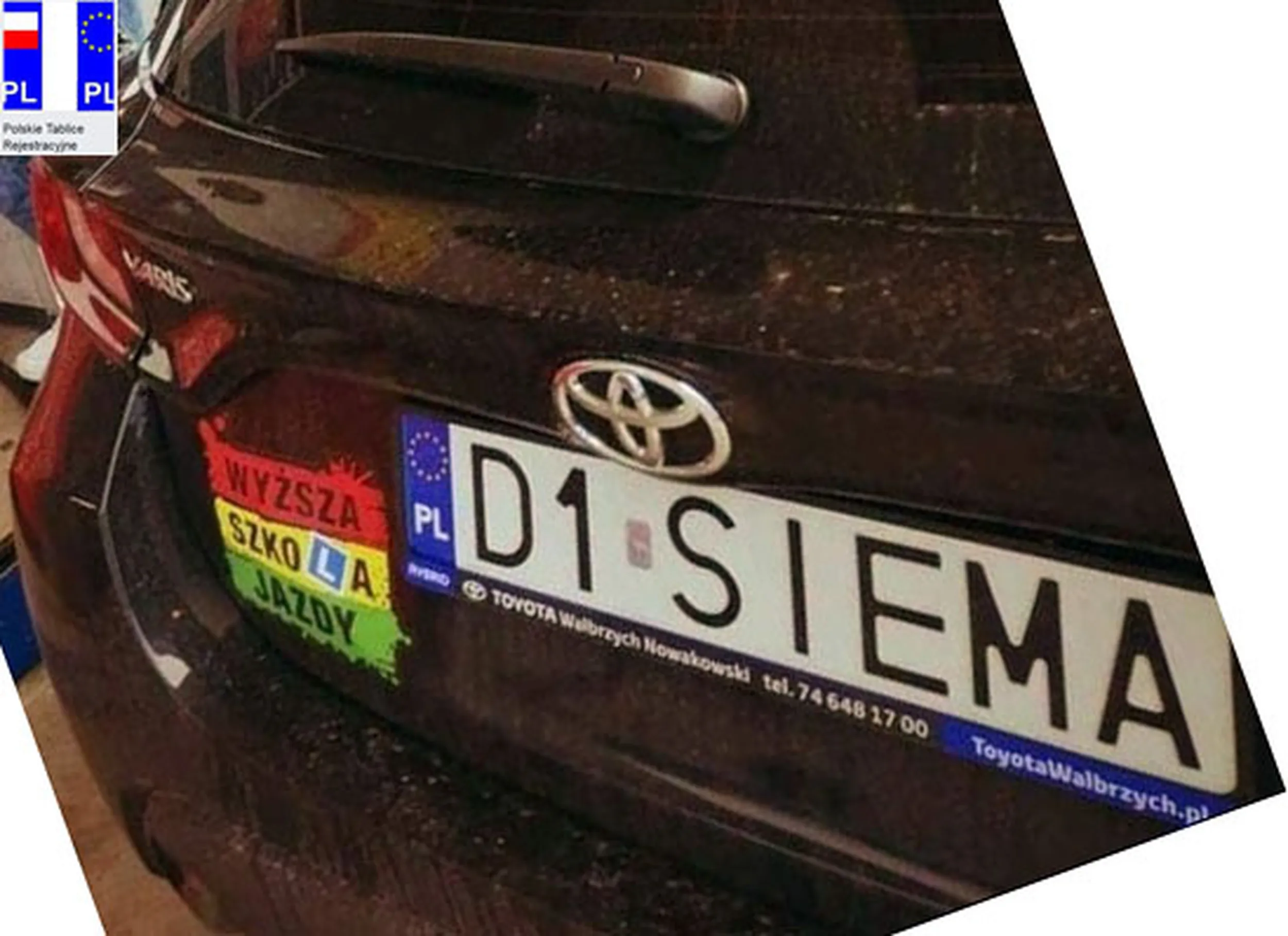 Fajny numer, blacha D1 SIEMA