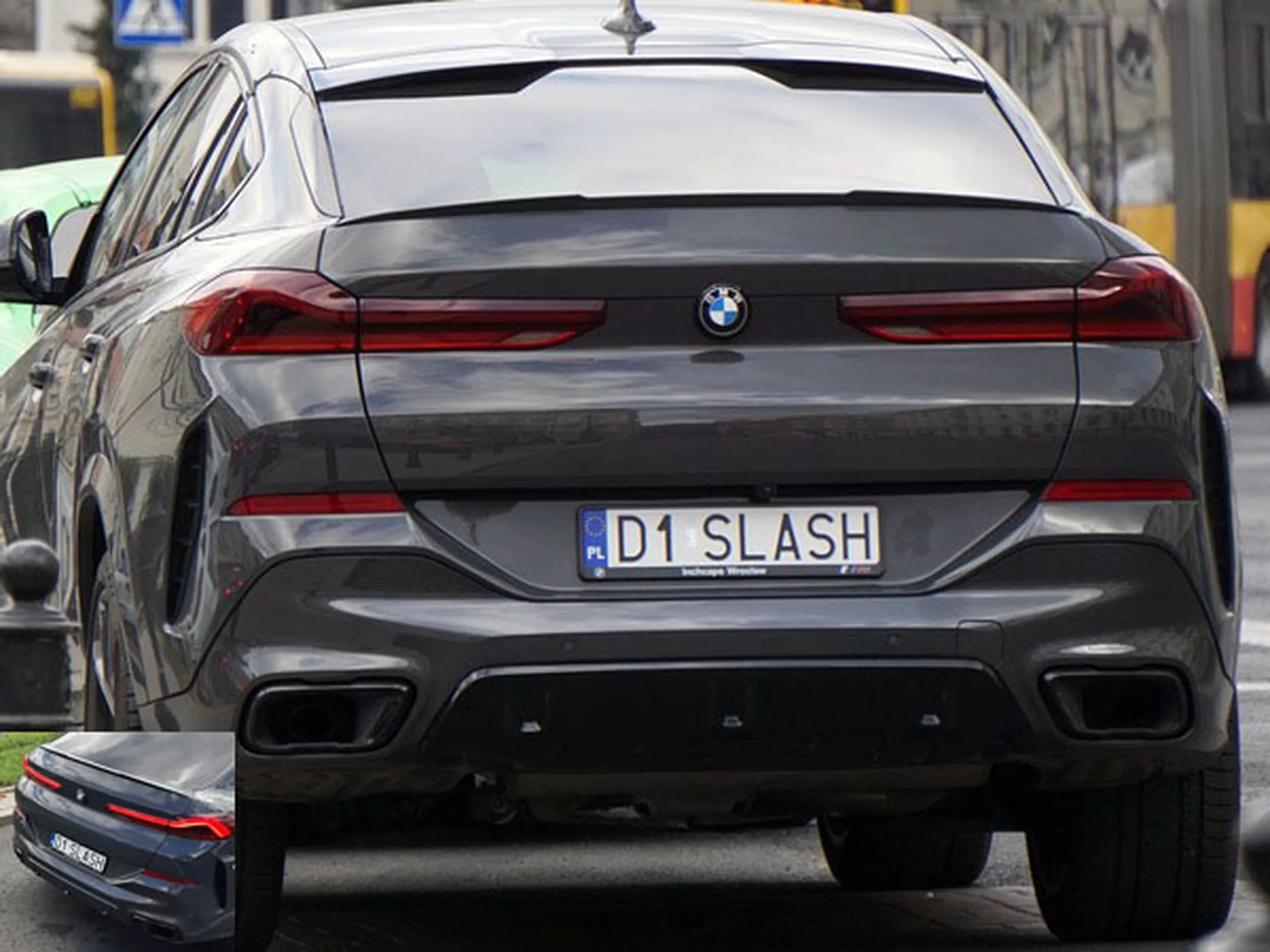 Fajny numer, blacha D1 SLASH