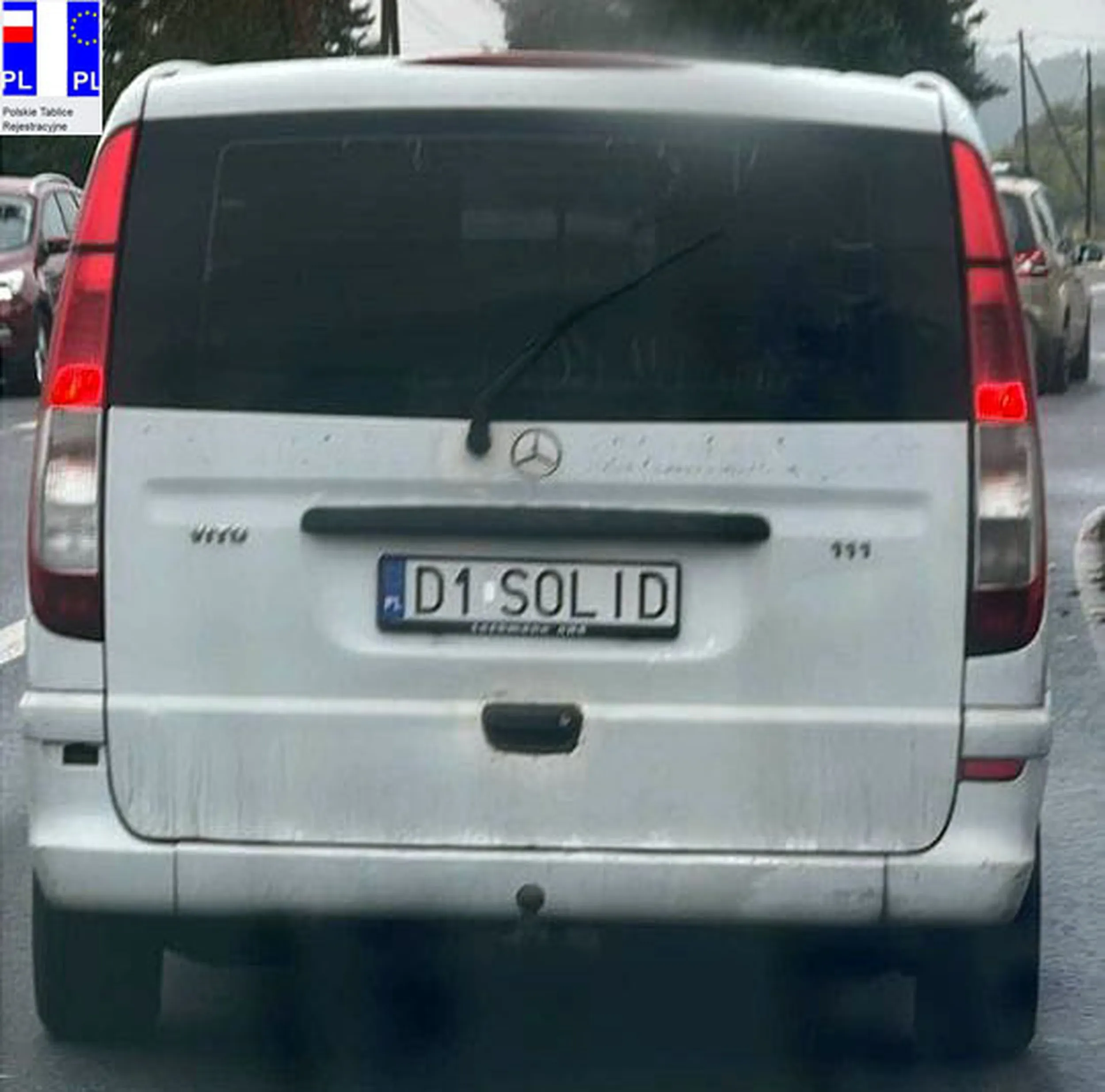 Fajny numer, blacha D1 SOLID