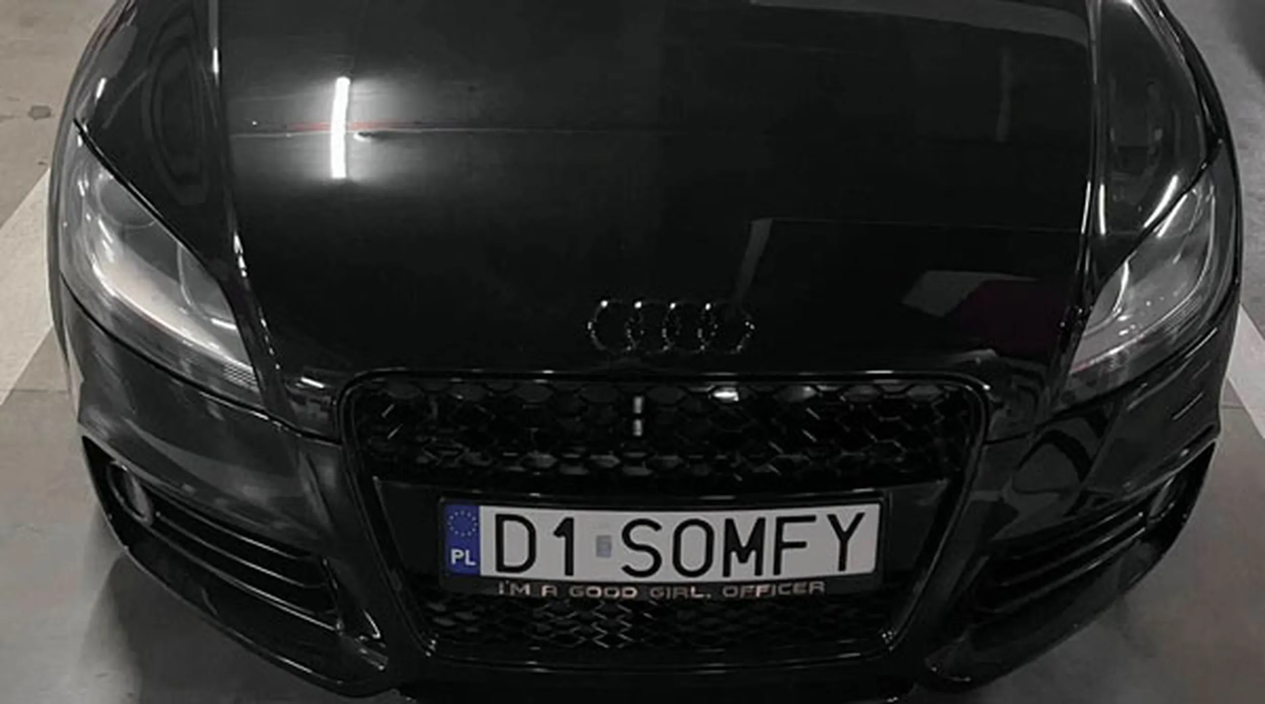 Fajny numer, blacha D1 SOMFY