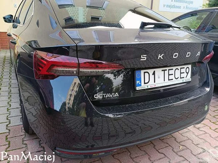 Fajny numer, blacha D1 TECE9