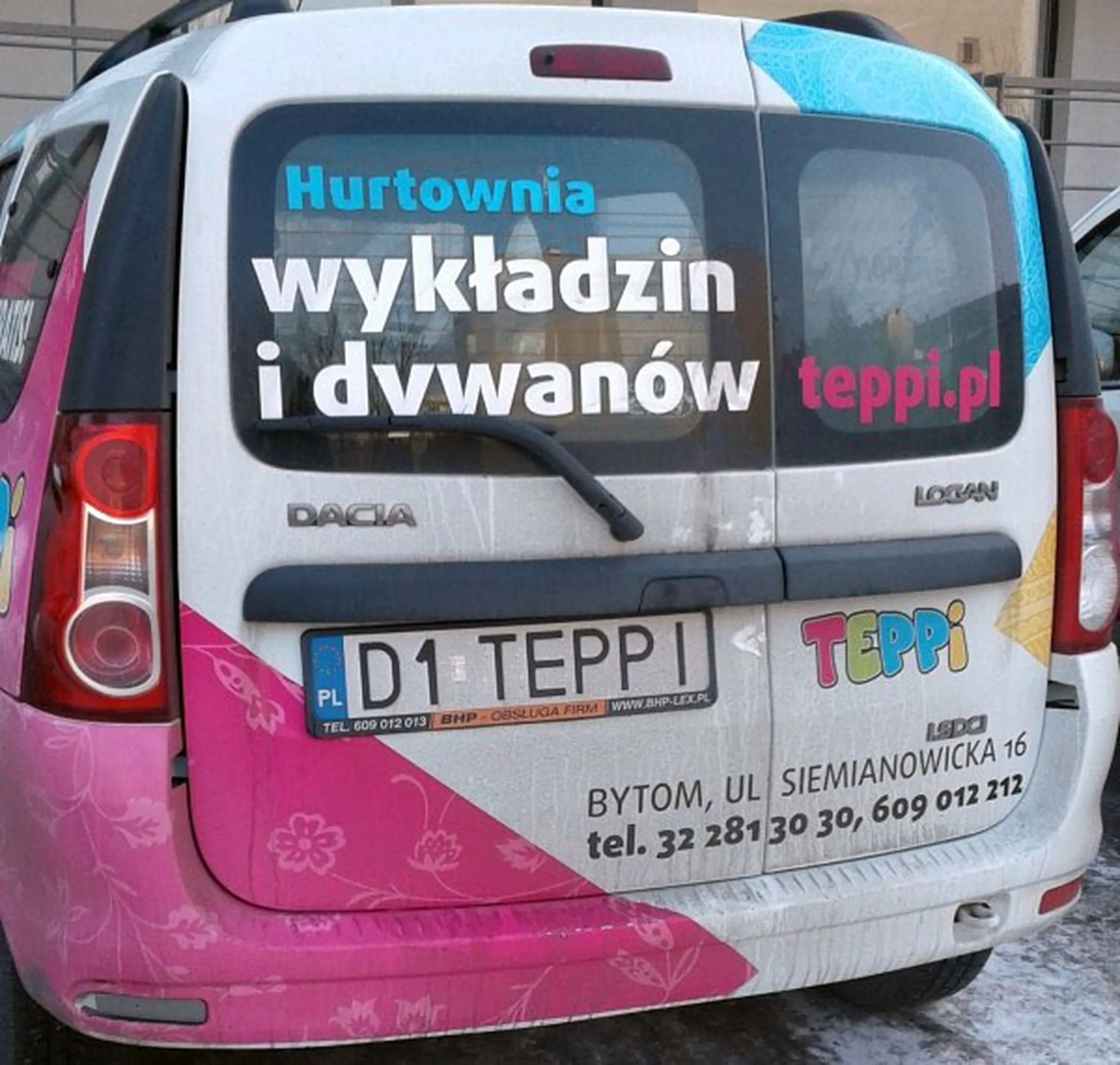 Fajny numer, blacha D1 TEPPI