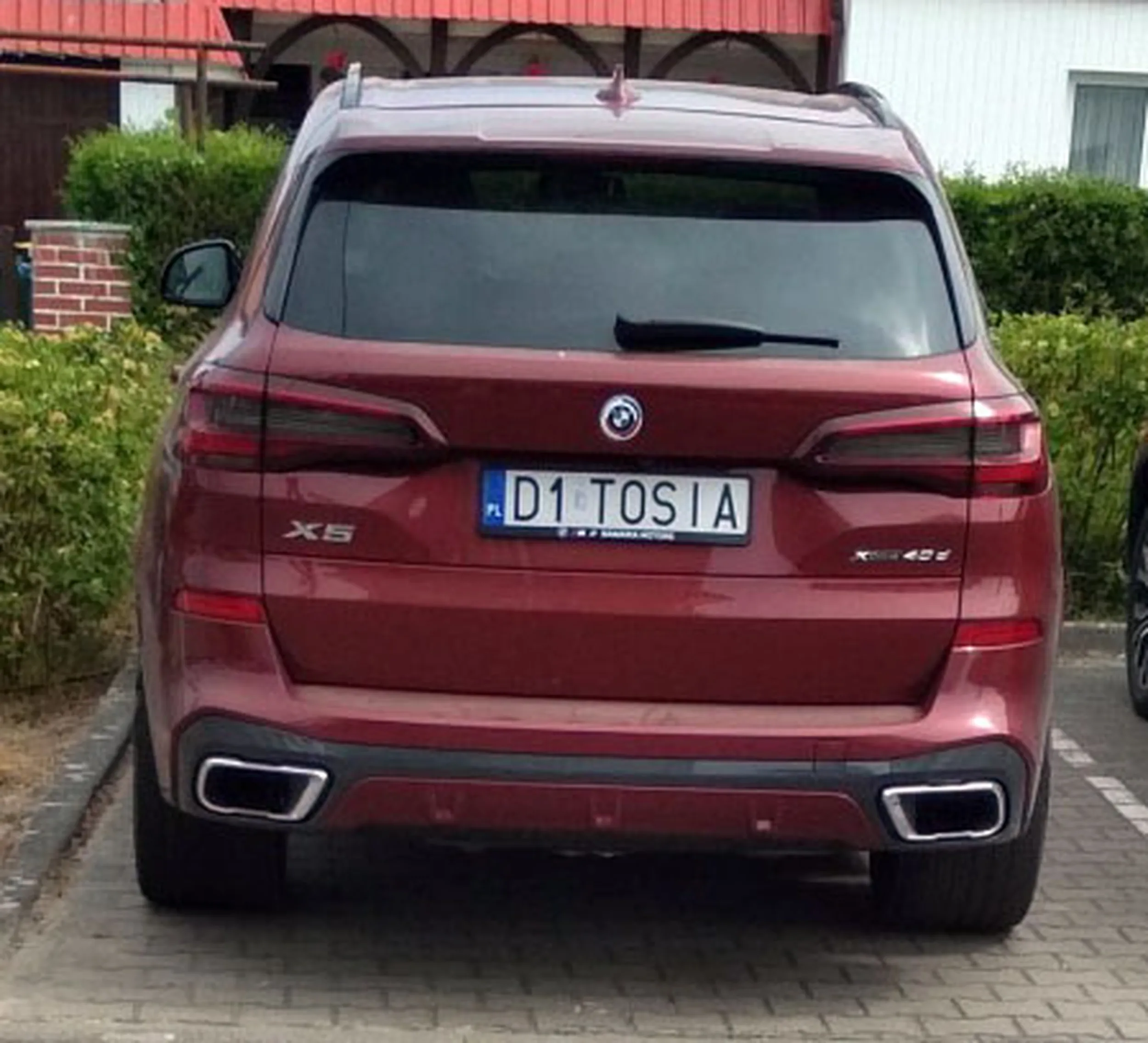 Fajny numer, blacha D1 TOSIA