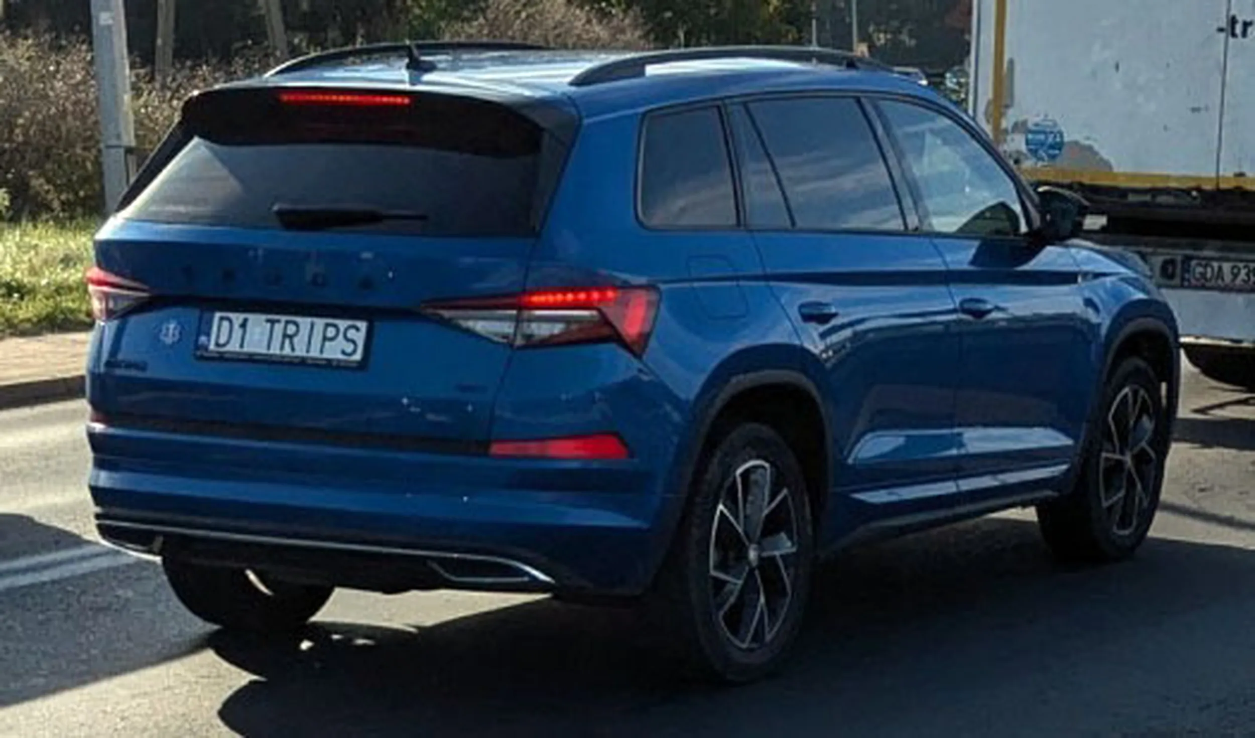 Fajny numer, blacha D1 TRIPS