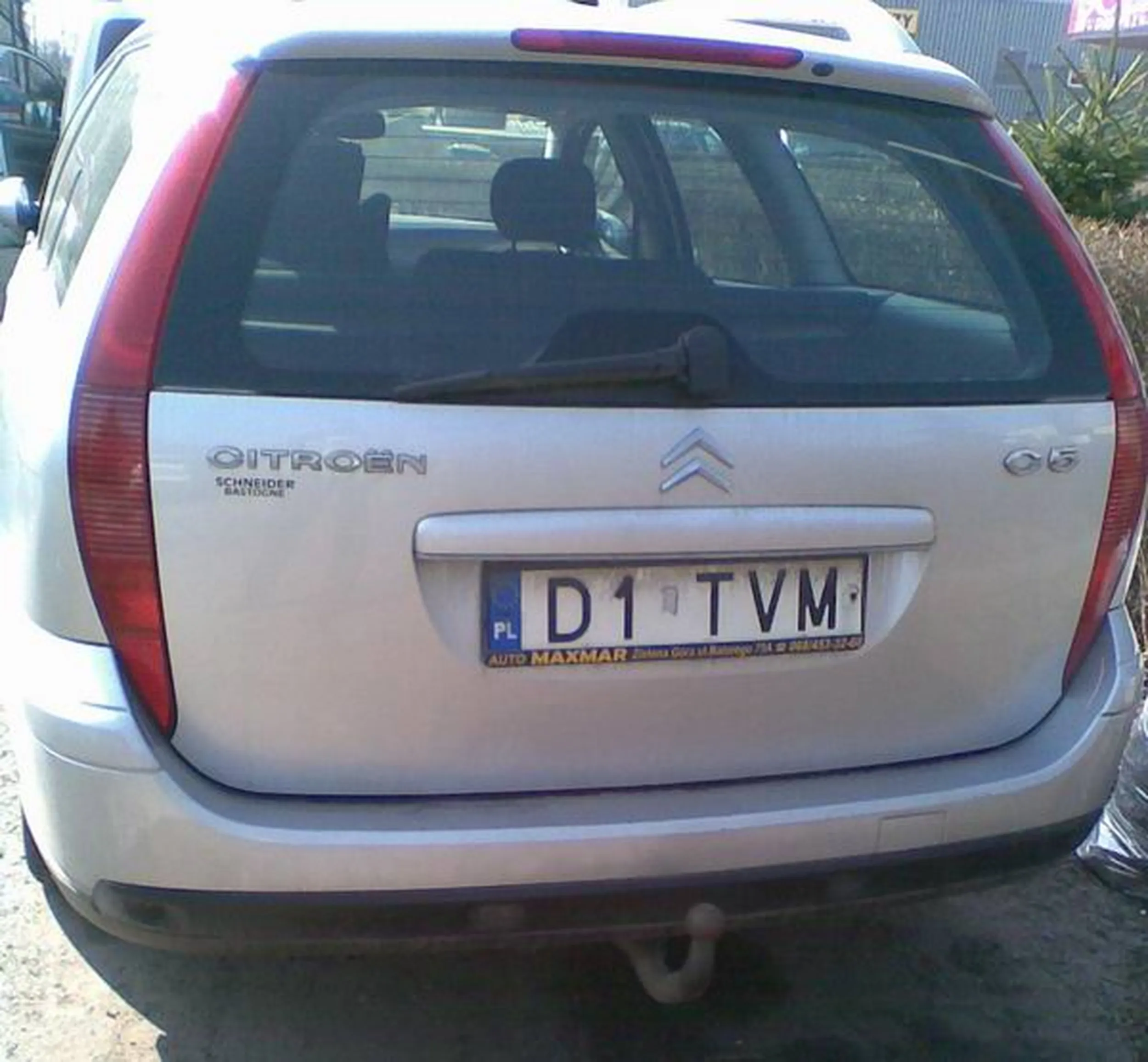 Fajny numer, blacha D1 TVM