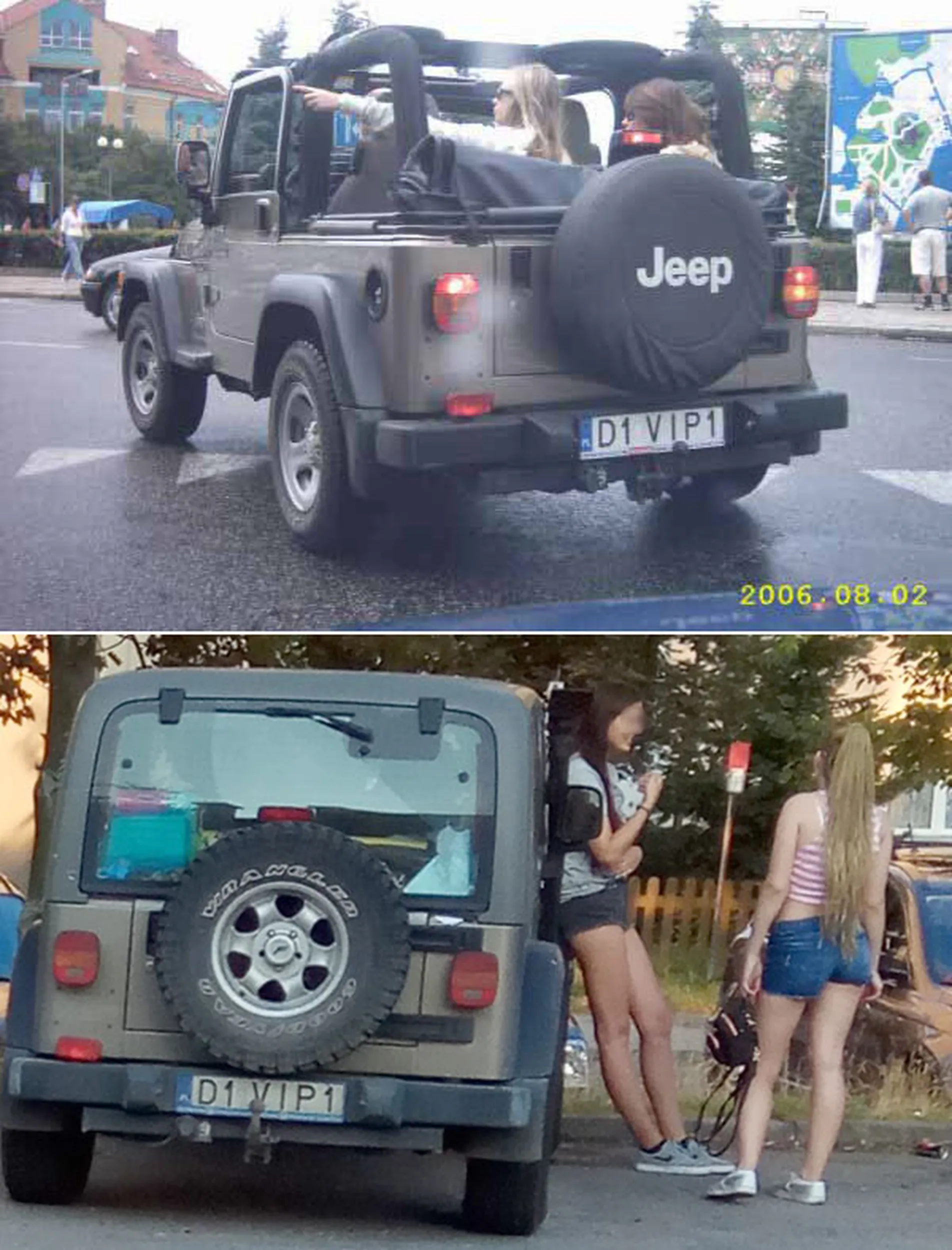 Fajny numer, blacha D1 VIP1