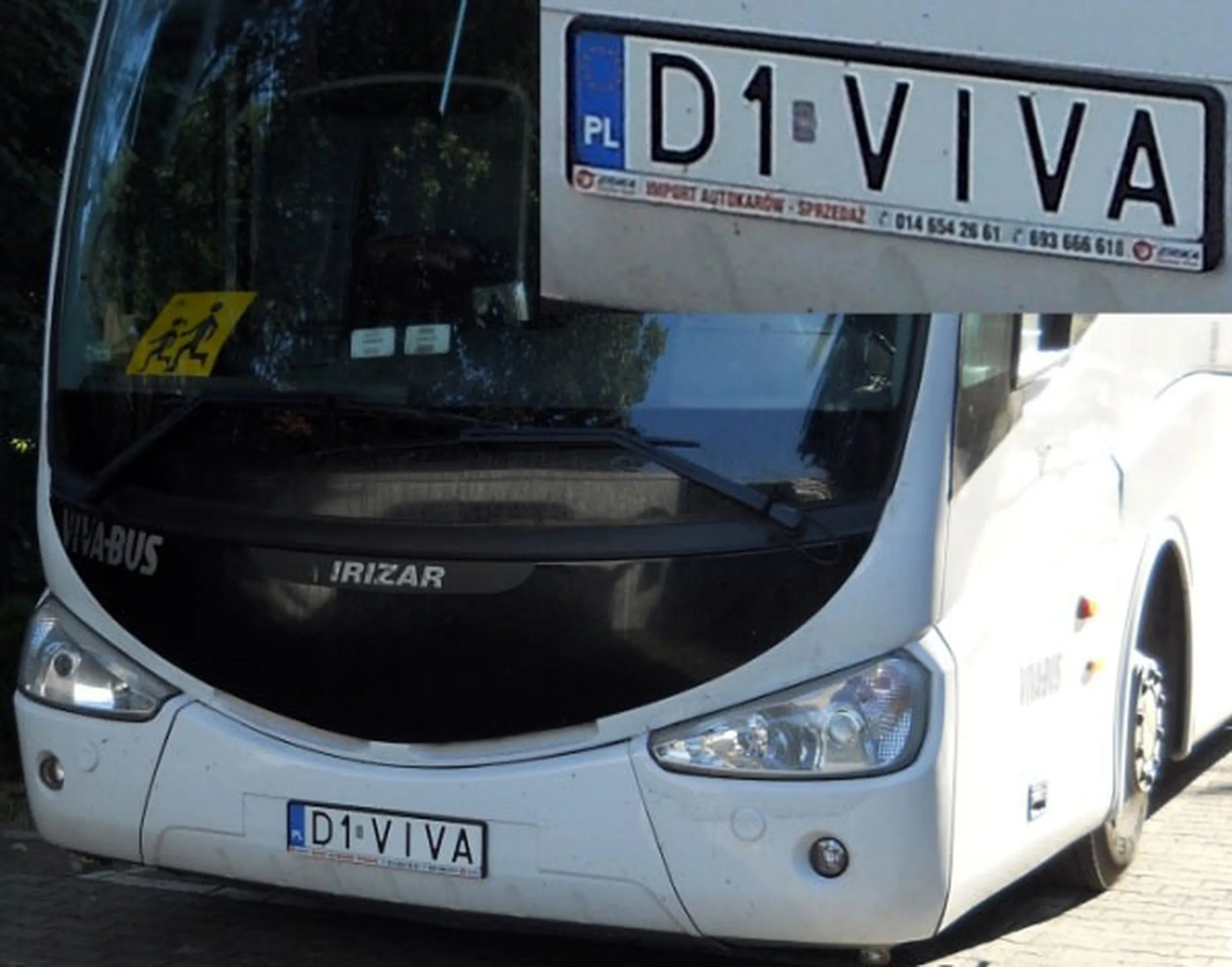 Fajny numer, blacha D1 VIVA