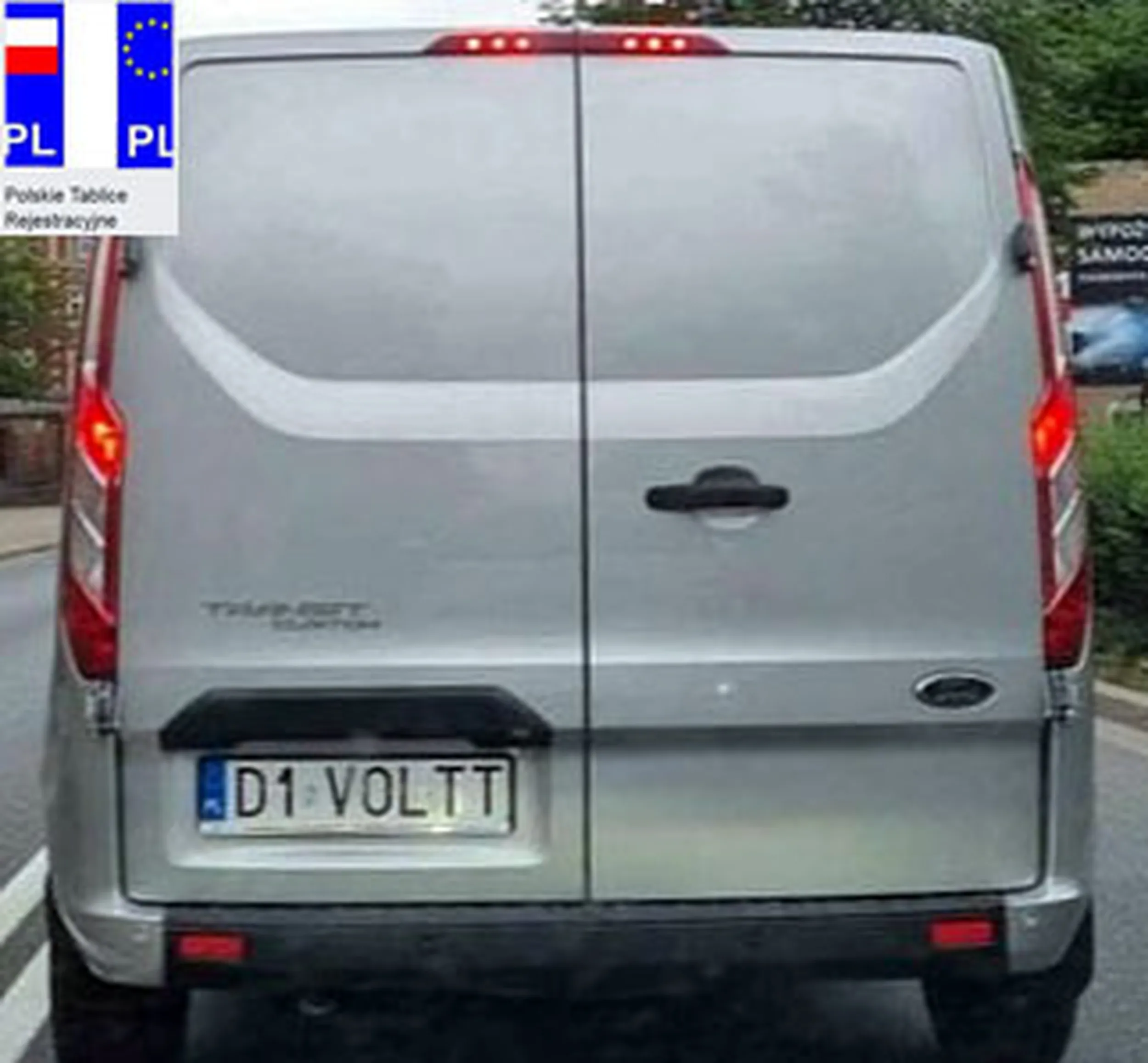 Fajny numer, blacha D1 VOLTT