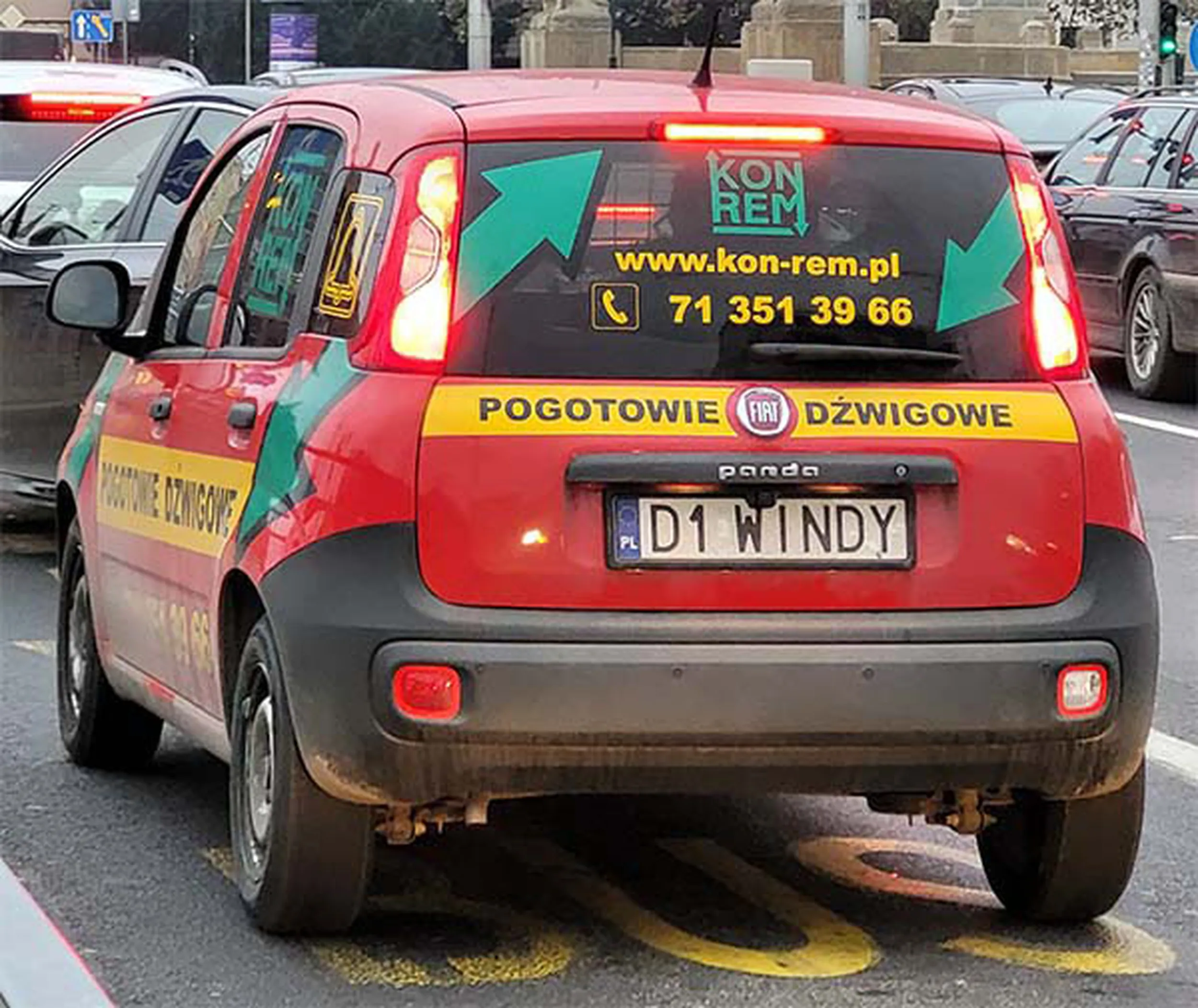 Fajny numer, blacha D1 WINDY