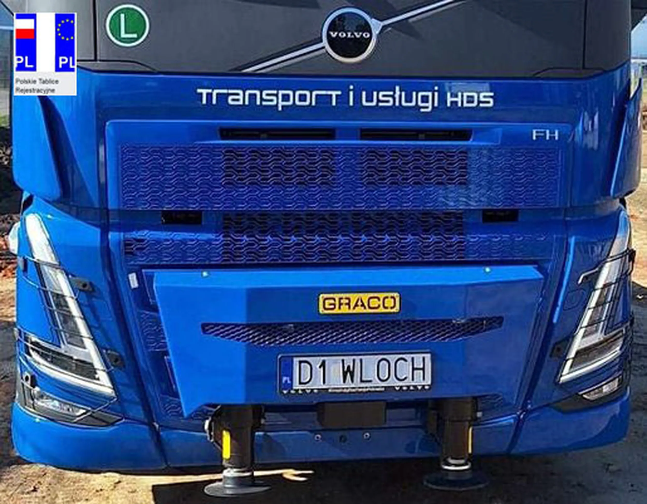 Fajny numer, blacha D1 WLOCH