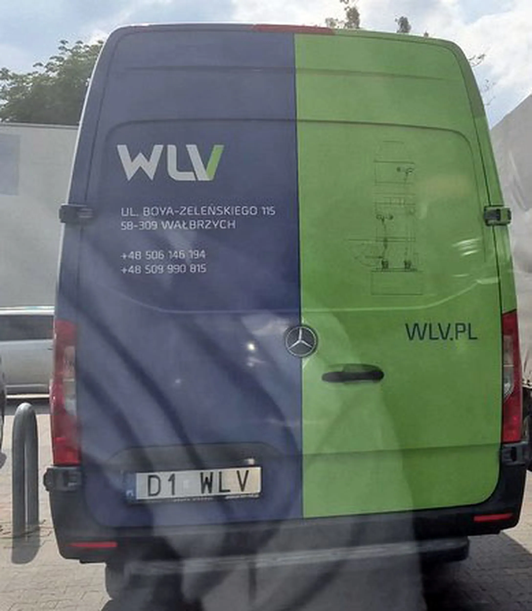 Fajny numer, blacha D1 WLV